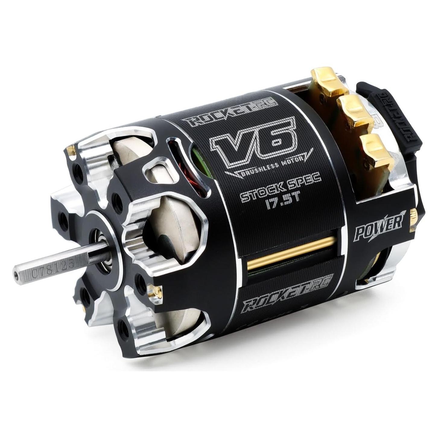 Motor sin escobillas Surpass Hobby 540 V6 17.5T para RC