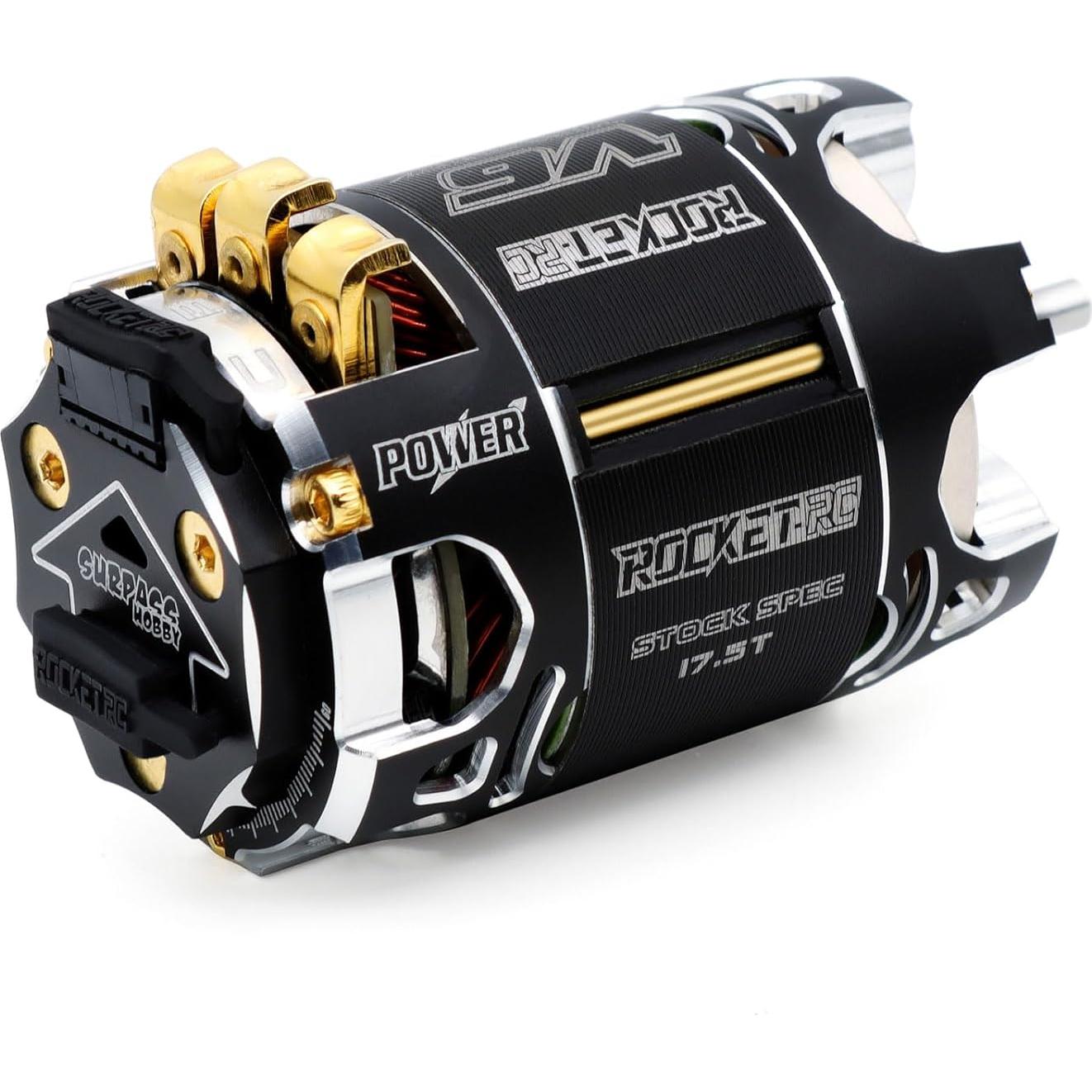 Motor sin escobillas Surpass Hobby 540 V6 17.5T para RC