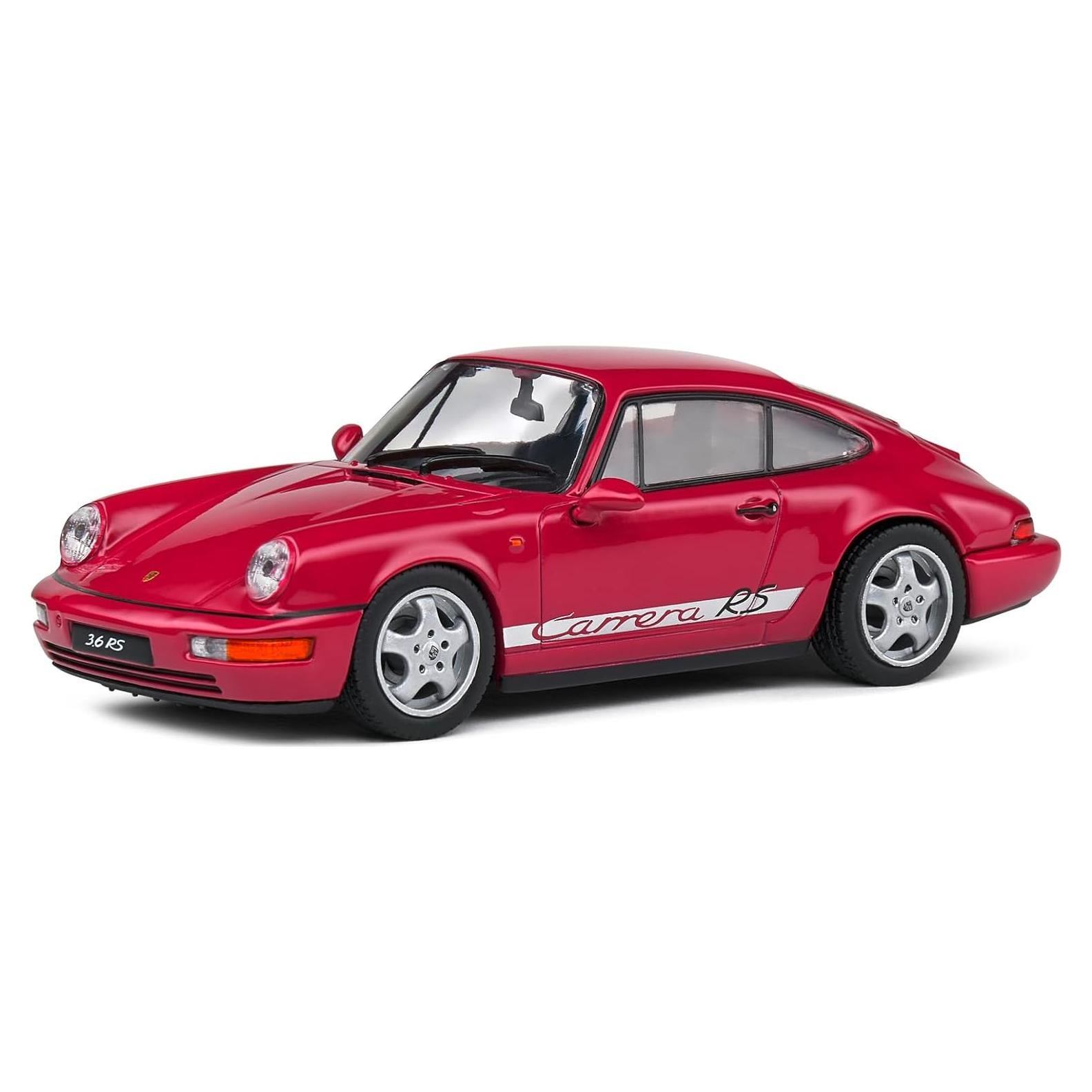 Modelo a Escala 1:43 Porsche 964 RS Rojo 1992 Solido