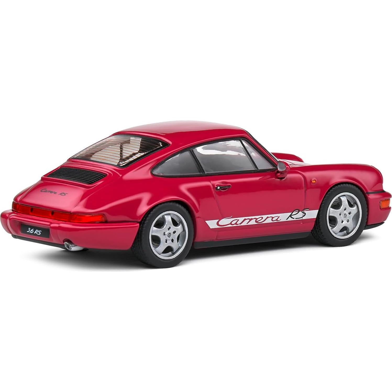 Modelo a Escala 1:43 Porsche 964 RS Rojo 1992 Solido