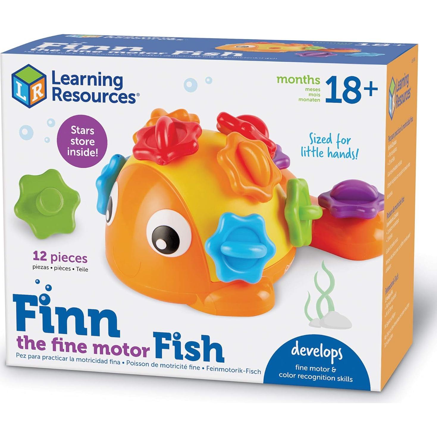 Juguete de Motricidad Fina Learning Resources Finn el Pez 20.3x10.2 cm