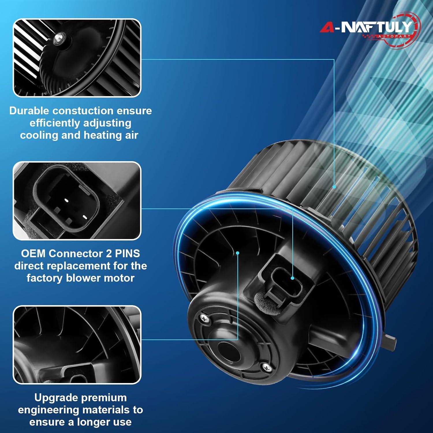 Motor del Ventilador A/C A-NAFTULY para Chevy/GMC 2003-2011