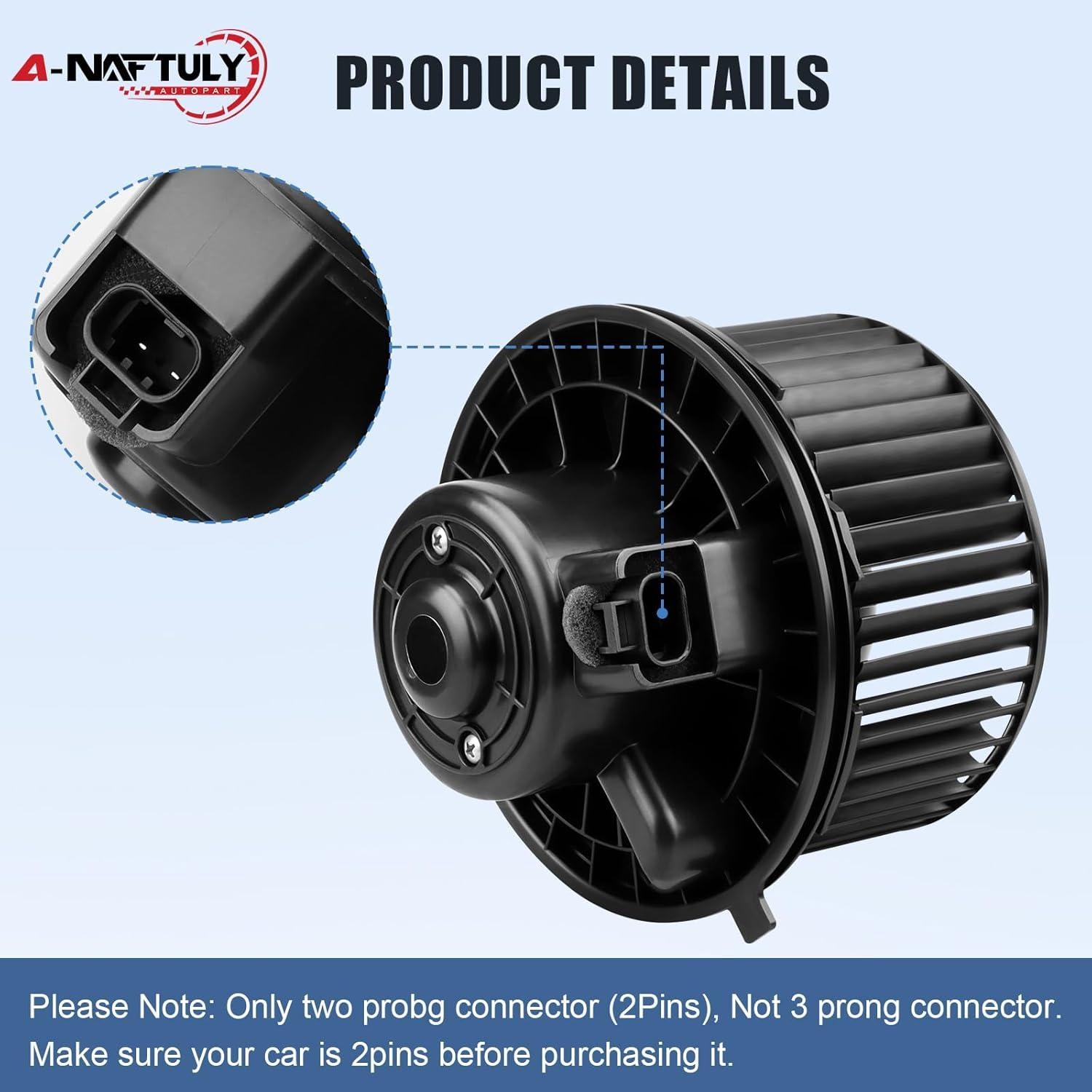 Motor del Ventilador A/C A-NAFTULY para Chevy/GMC 2003-2011
