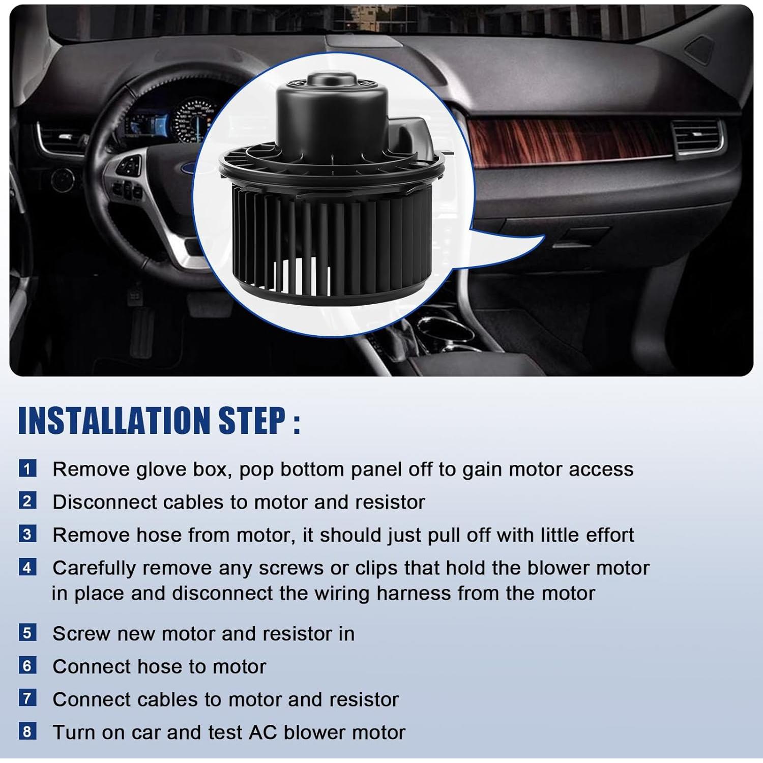 Motor del Ventilador A/C A-NAFTULY para Chevy/GMC 2003-2011