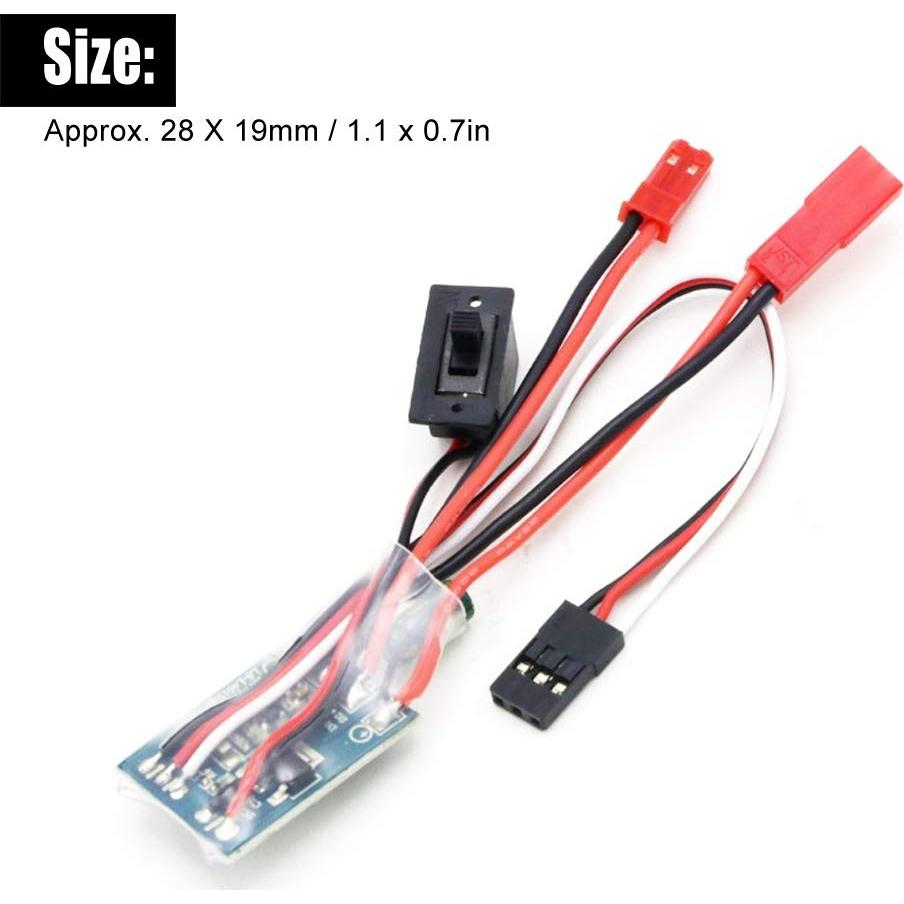 Controlador de Velocidad ESC 30A Akozon para Coche y Barco RC