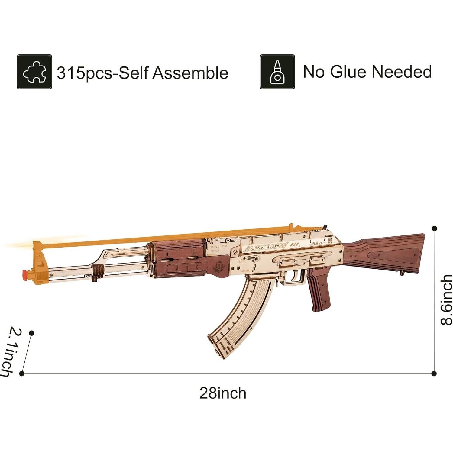 Rompecabezas 3D de Madera DIY Ideas de Regalos Únicos 315 Piezas