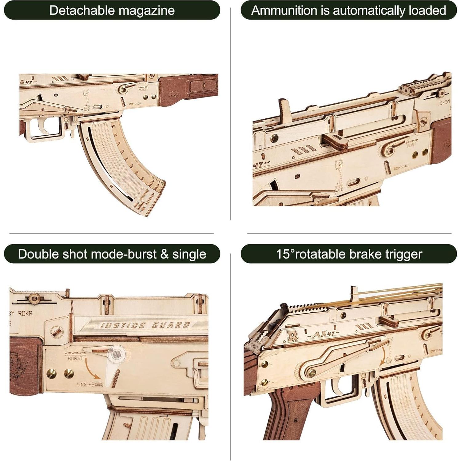 Rompecabezas 3D de Madera DIY Ideas de Regalos Únicos 315 Piezas