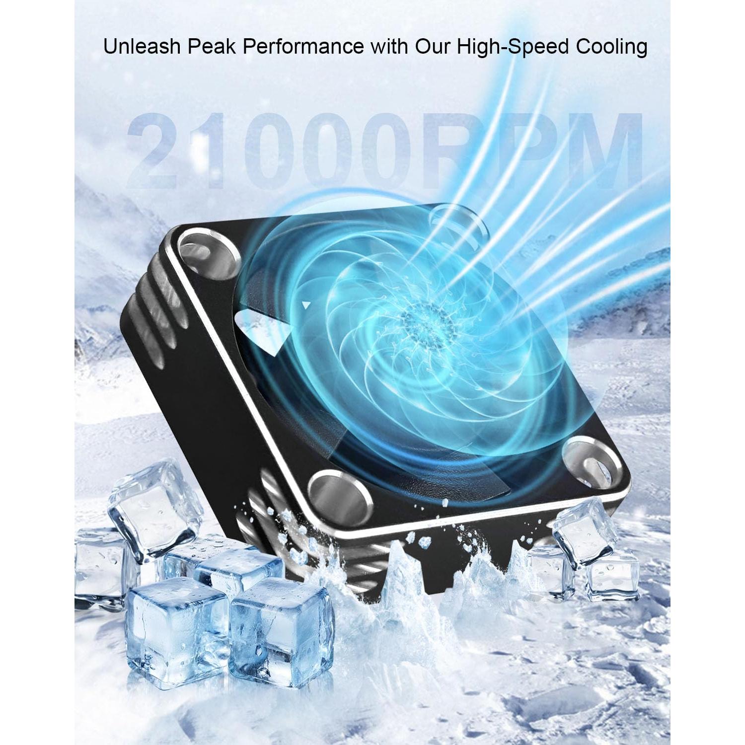 Ventilador de Refrigeración RC 35mm 21000RPM Aluminio WUMZIJ