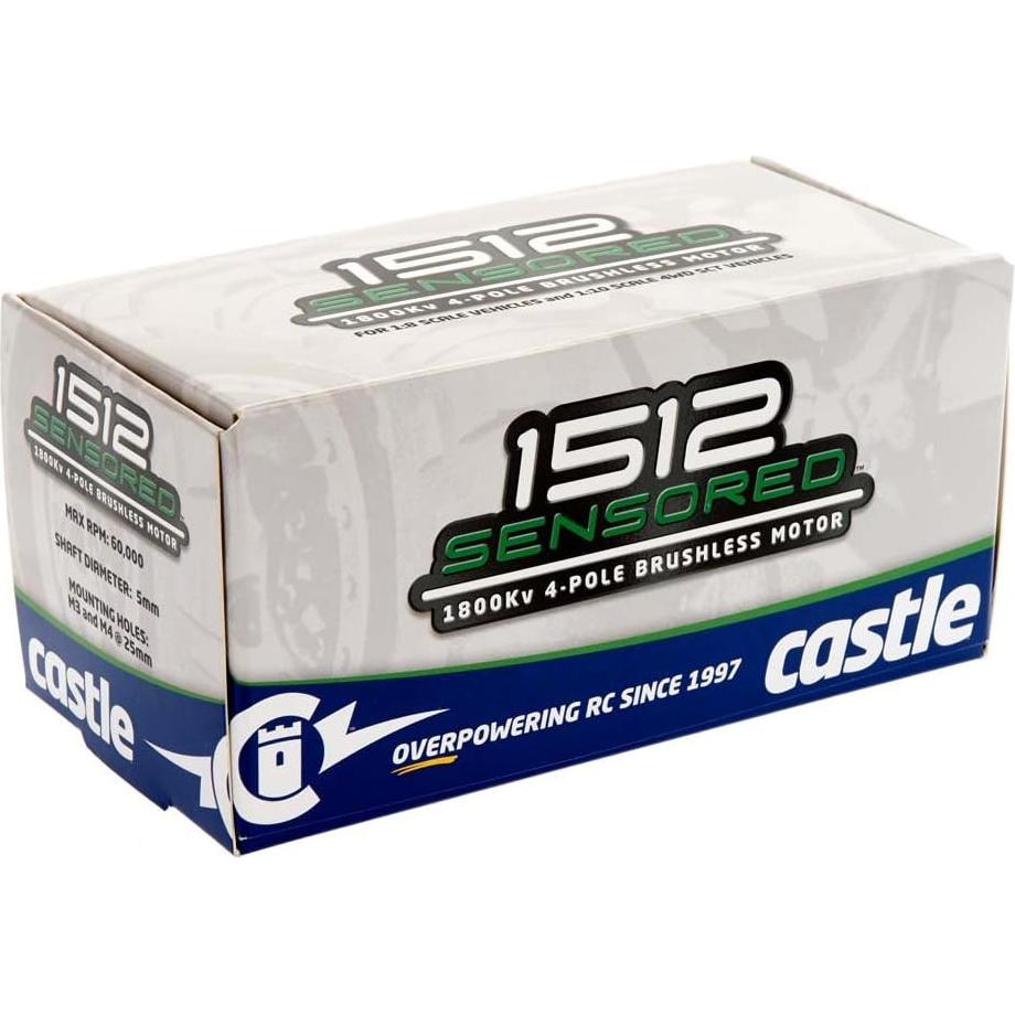 Motor Sin Escobillas Castle Creations 1512-1800KV 4 Polos