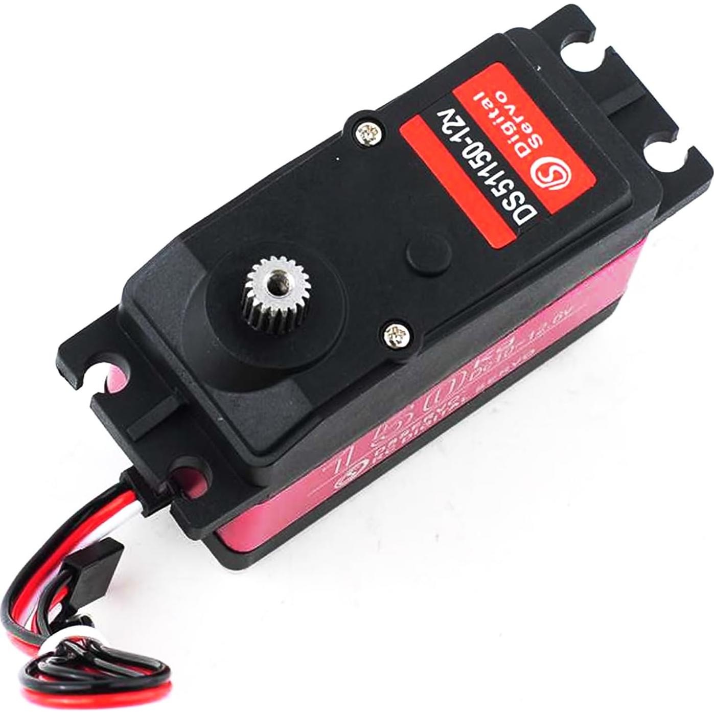 Servo Digital de Engranaje de Metal Stemedu 150kg 12V Impermeable