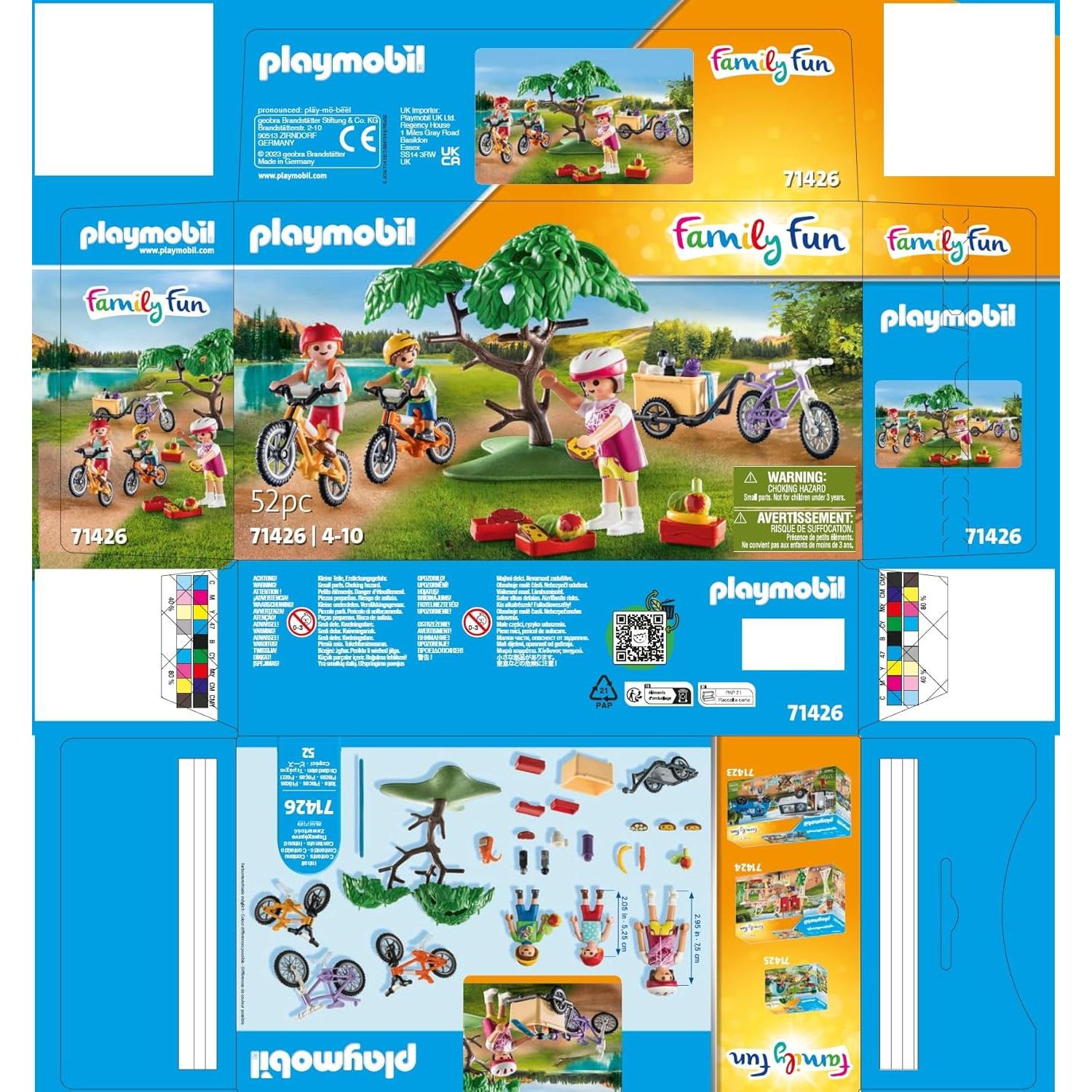 Set de Juguete Tour en Bicicleta de Montaña Playmobil 71426