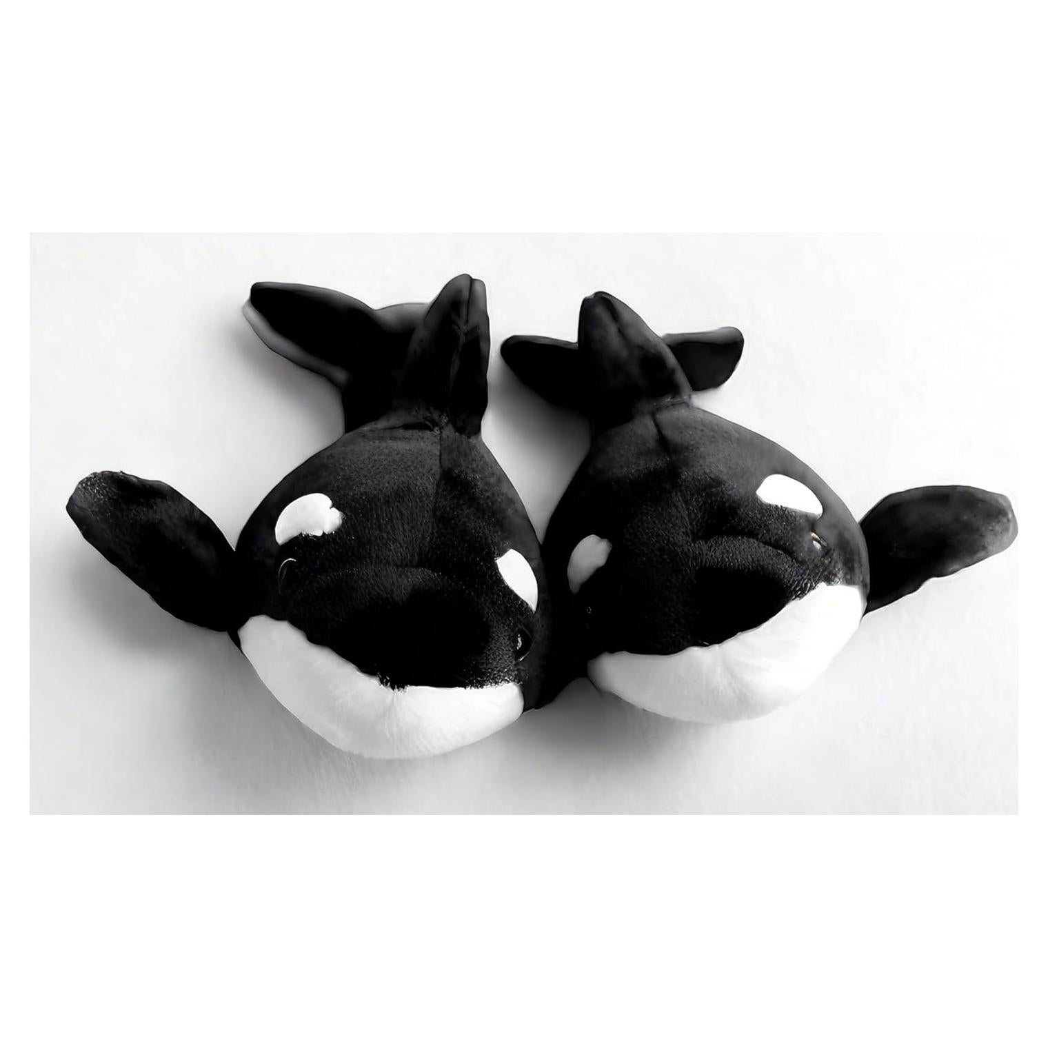 2PCS Peluche Orca 30 cm - Juguete Suave para Niños