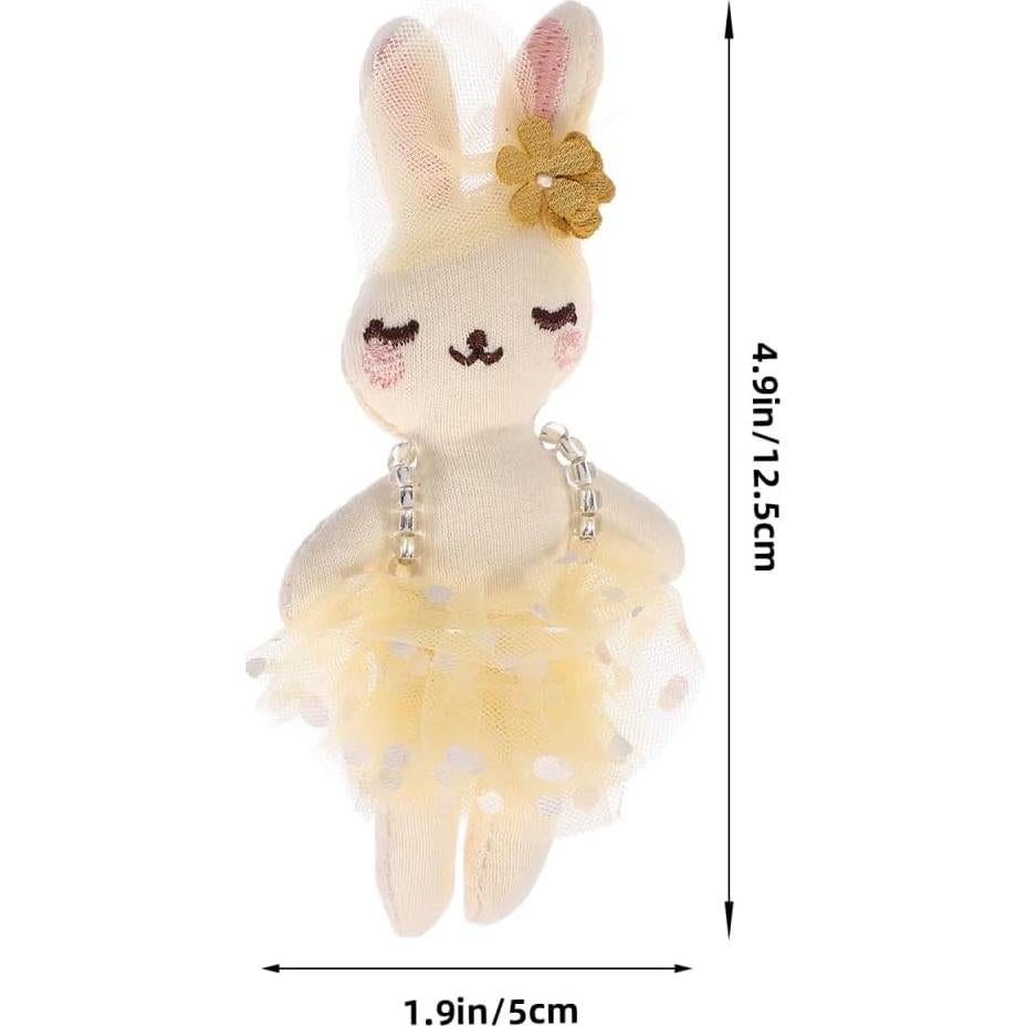 Set de 6 Conejos de Peluche SAFIGLE para Pascua - Suaves y Coloridos