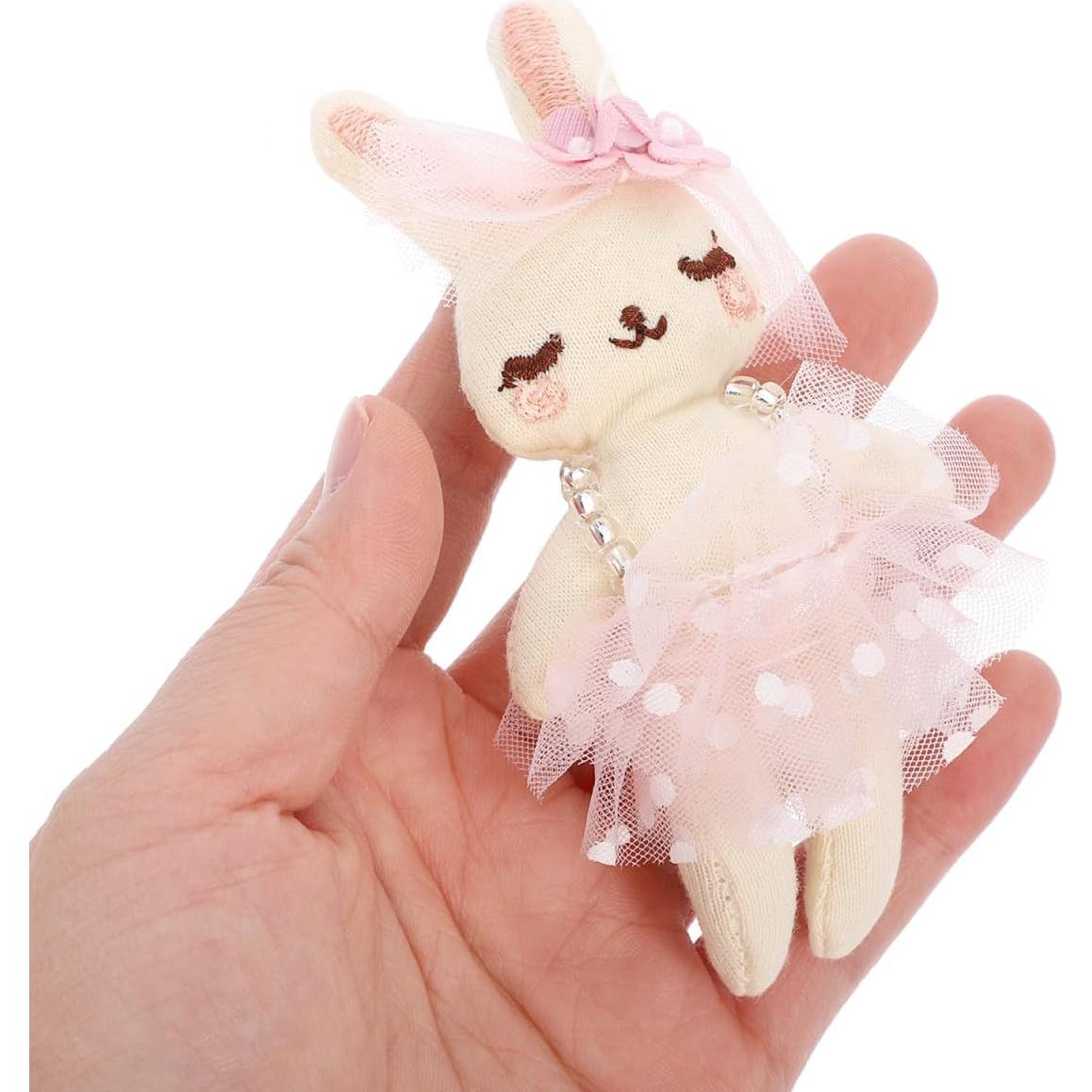 Set de 6 Conejos de Peluche SAFIGLE para Pascua - Suaves y Coloridos