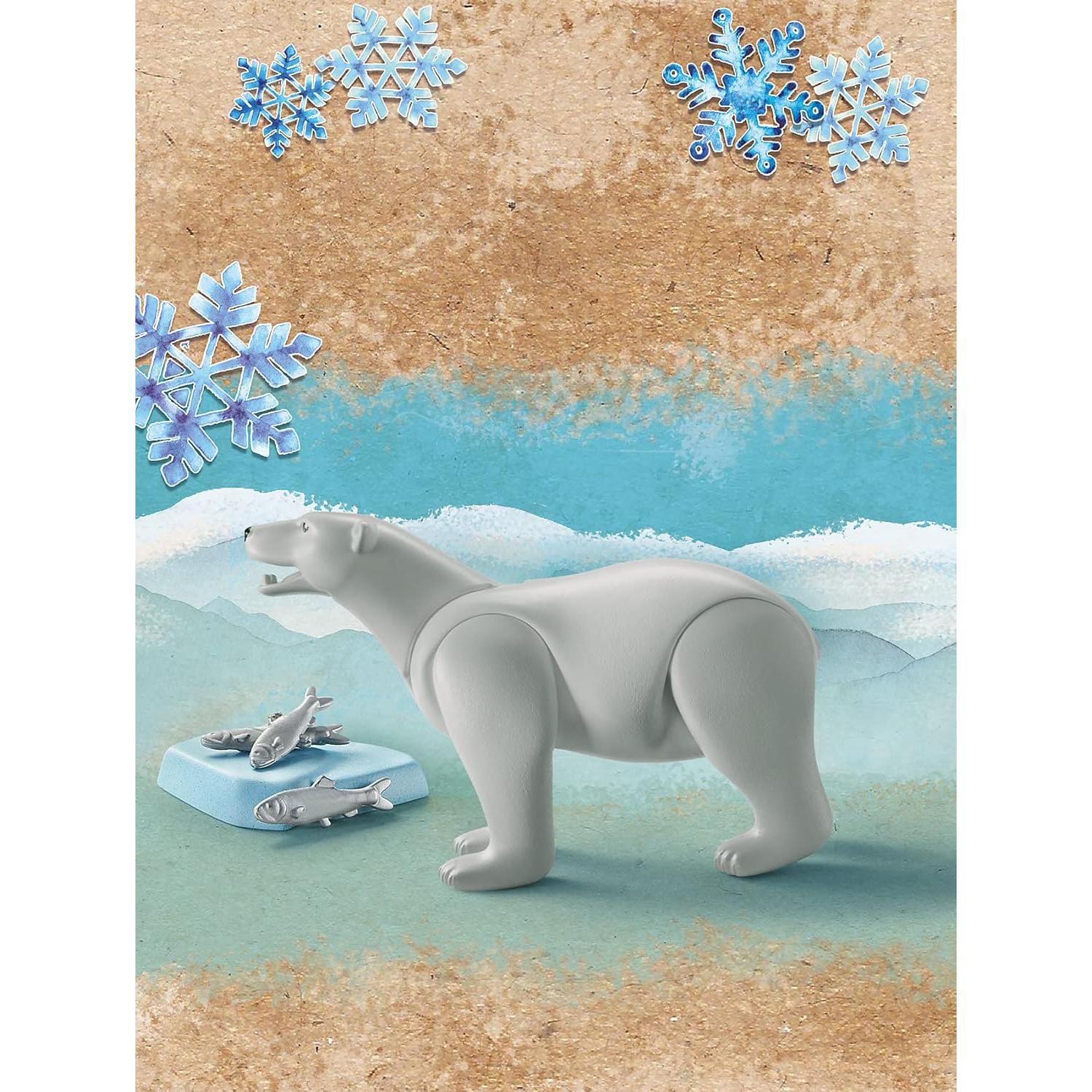 Figura Oso Polar PLAYMOBIL Wiltopia 71053 - 60g, 10x5x17cm