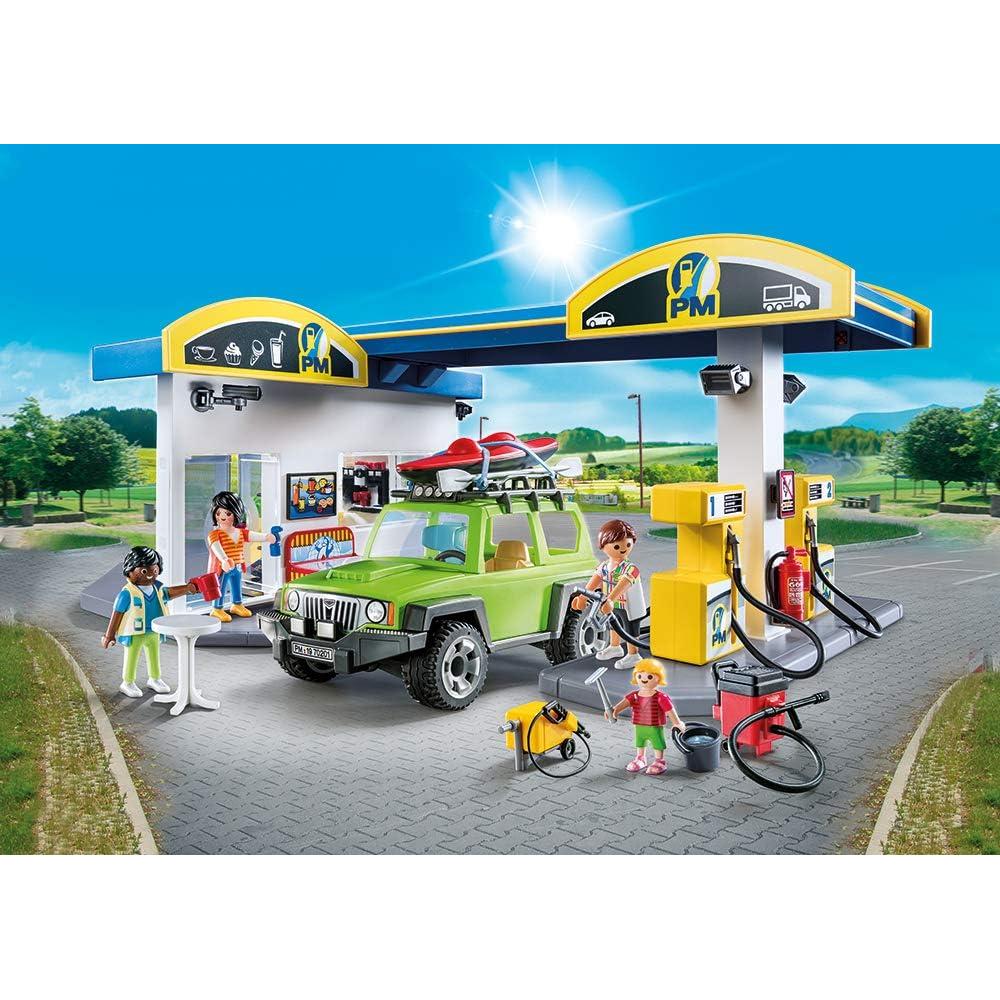 Estación de Gas Playmobil 70201 con Accesorios y Figuras