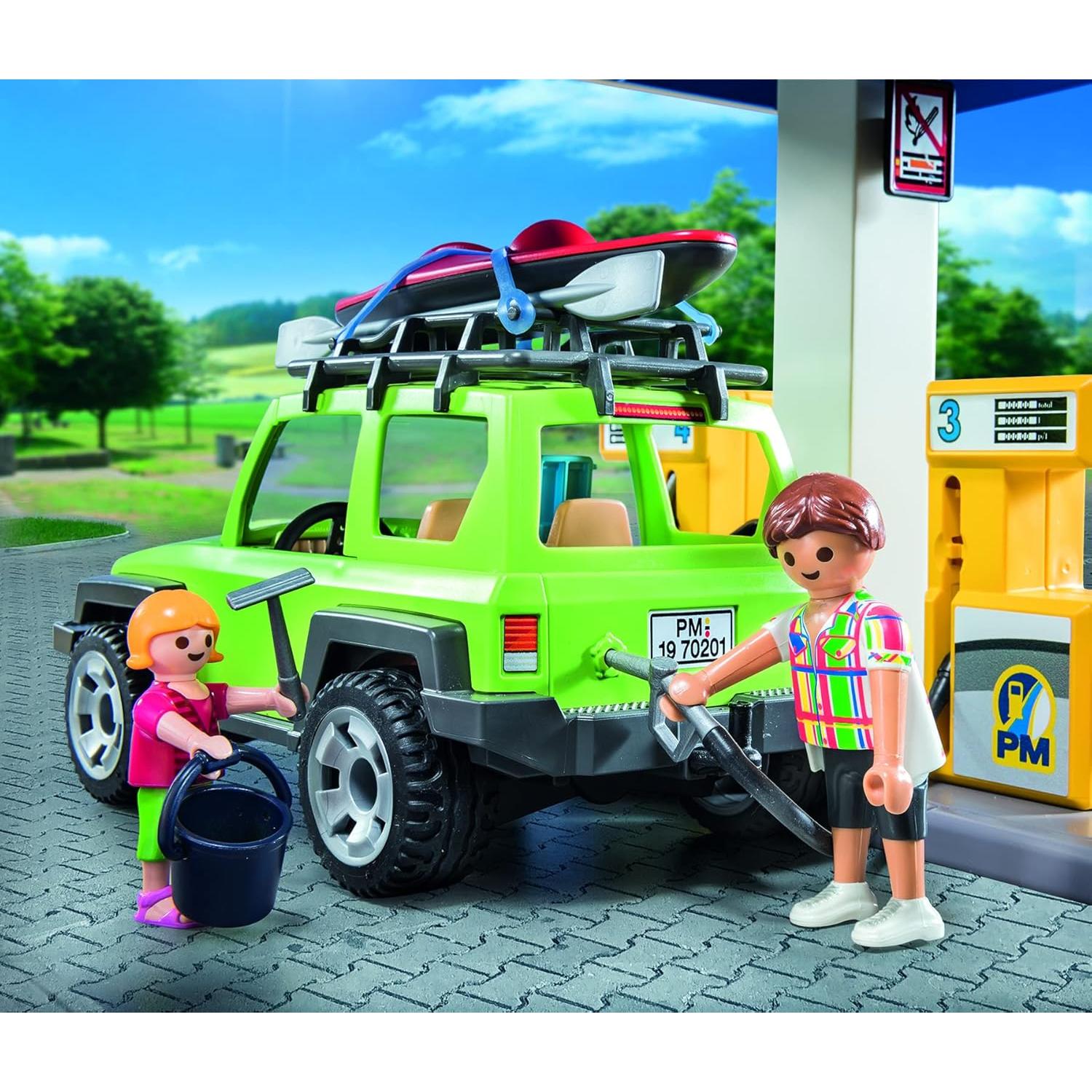 Estación de Gas Playmobil 70201 con Accesorios y Figuras