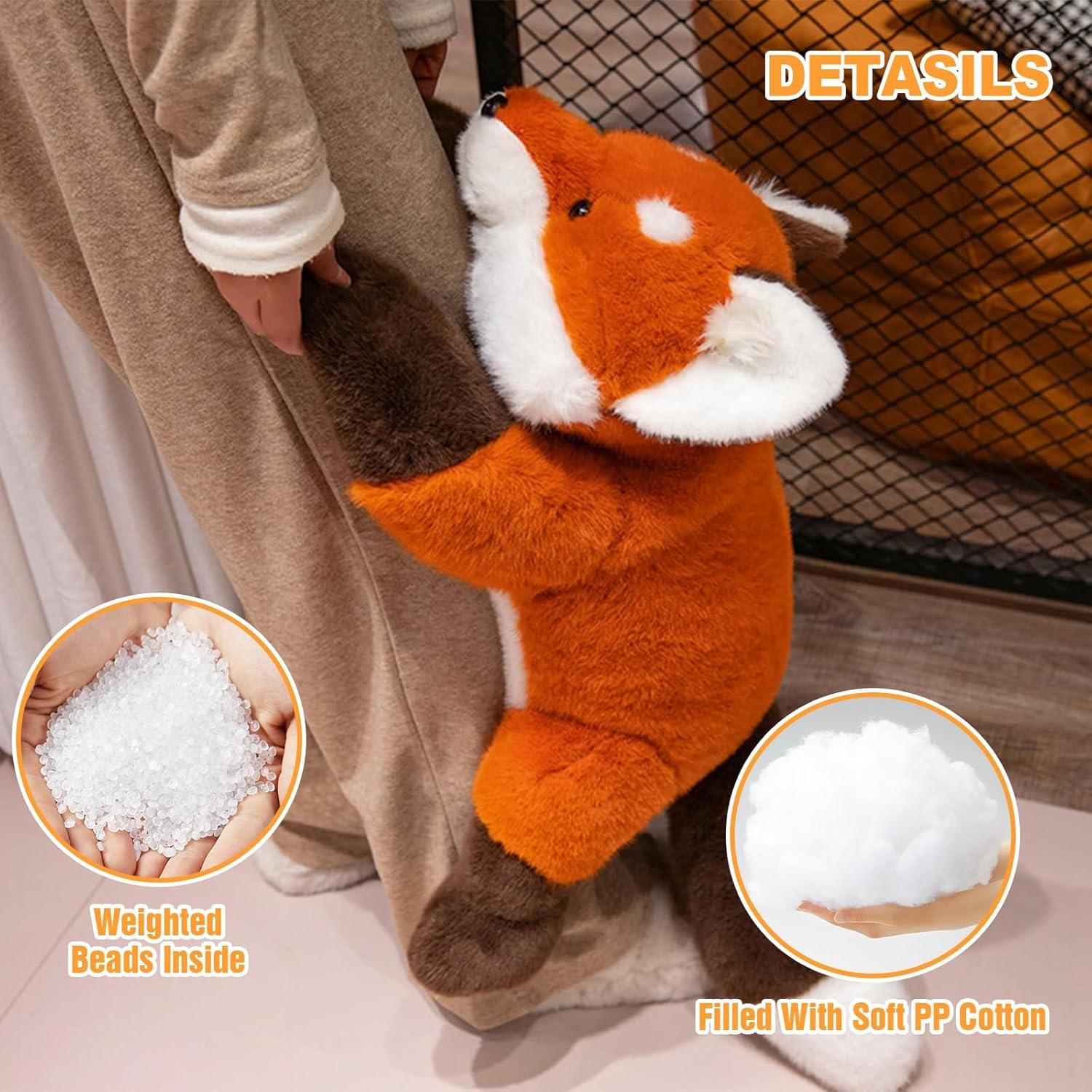 Ditucu Zorro de Peluche con Peso 0.54 kg 43 cm Suave