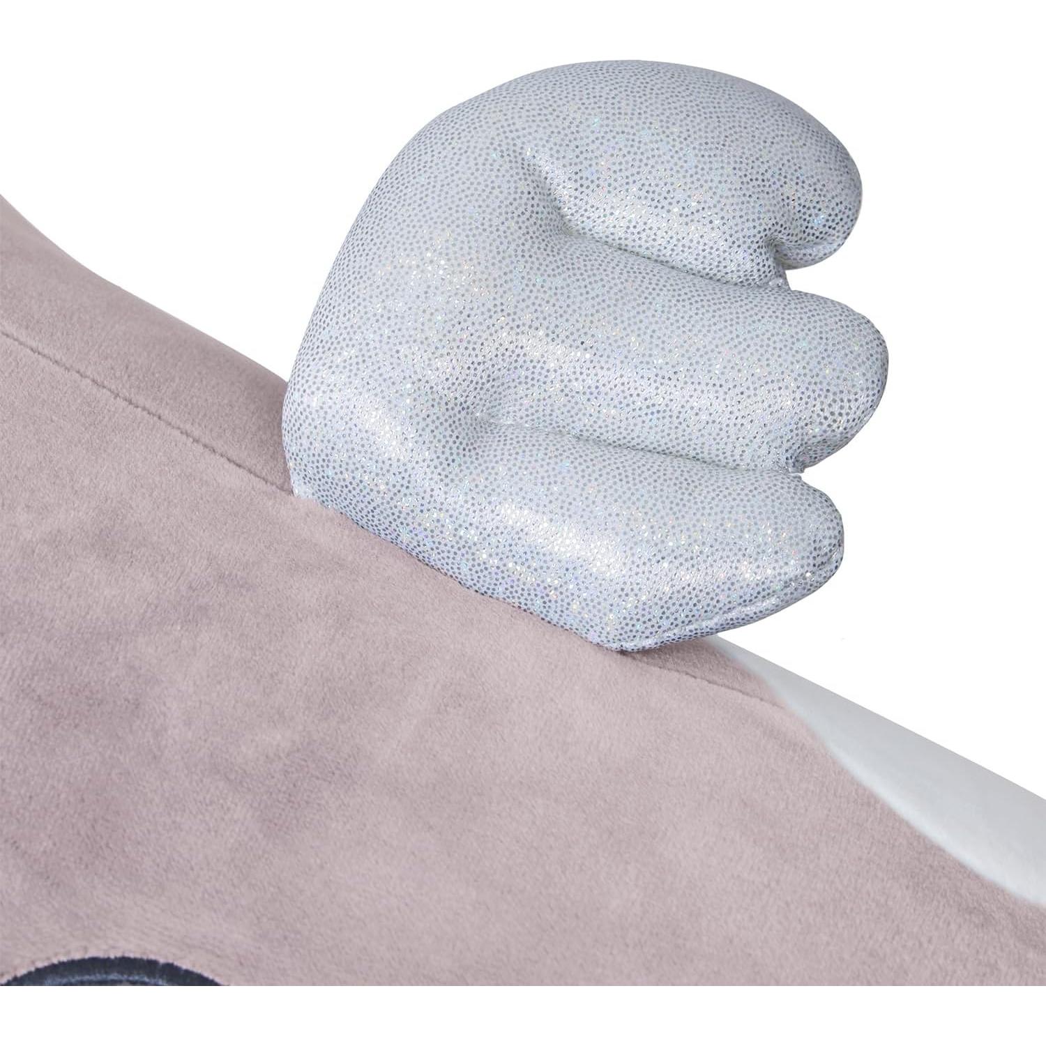 Almohada de Cuerpo de Gato Peluche SNOWOLF 90 cm Gris