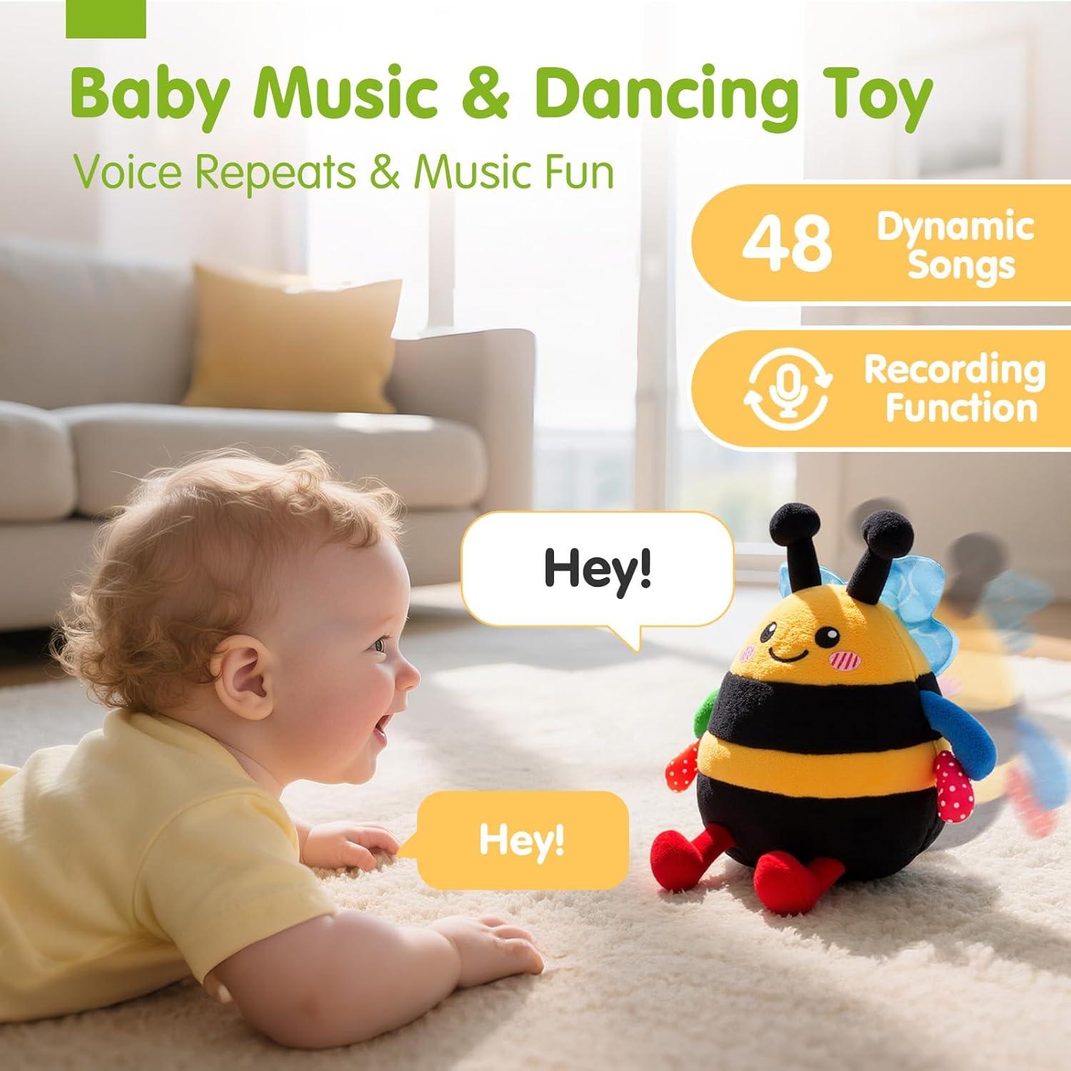 Juguete Interactivo Hahaland Abeja Musical para Bebés 6-18 Meses