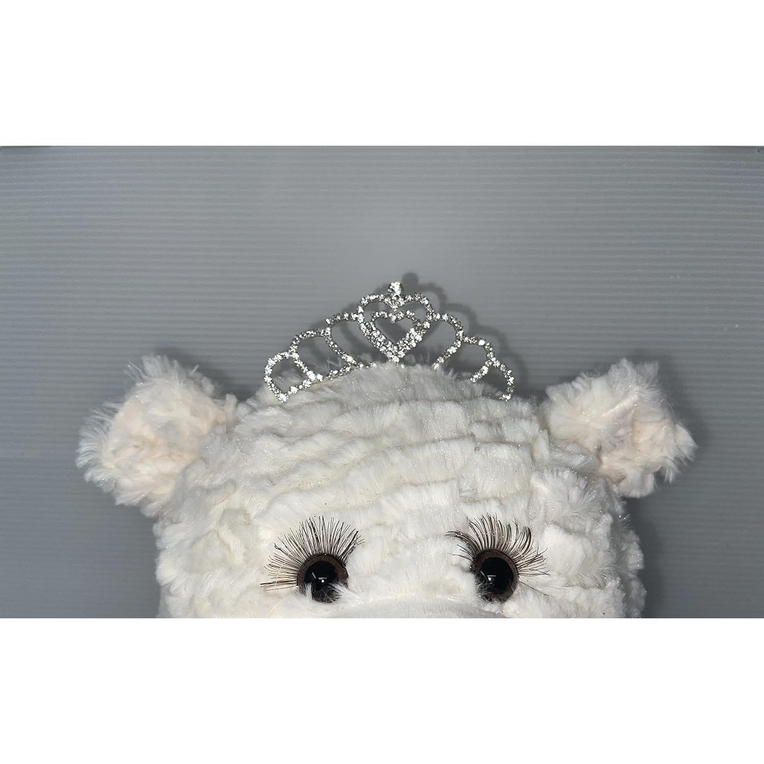 Oso de Peluche Quinceañera Kinnex 50.8 cm Burdeos con Vestido