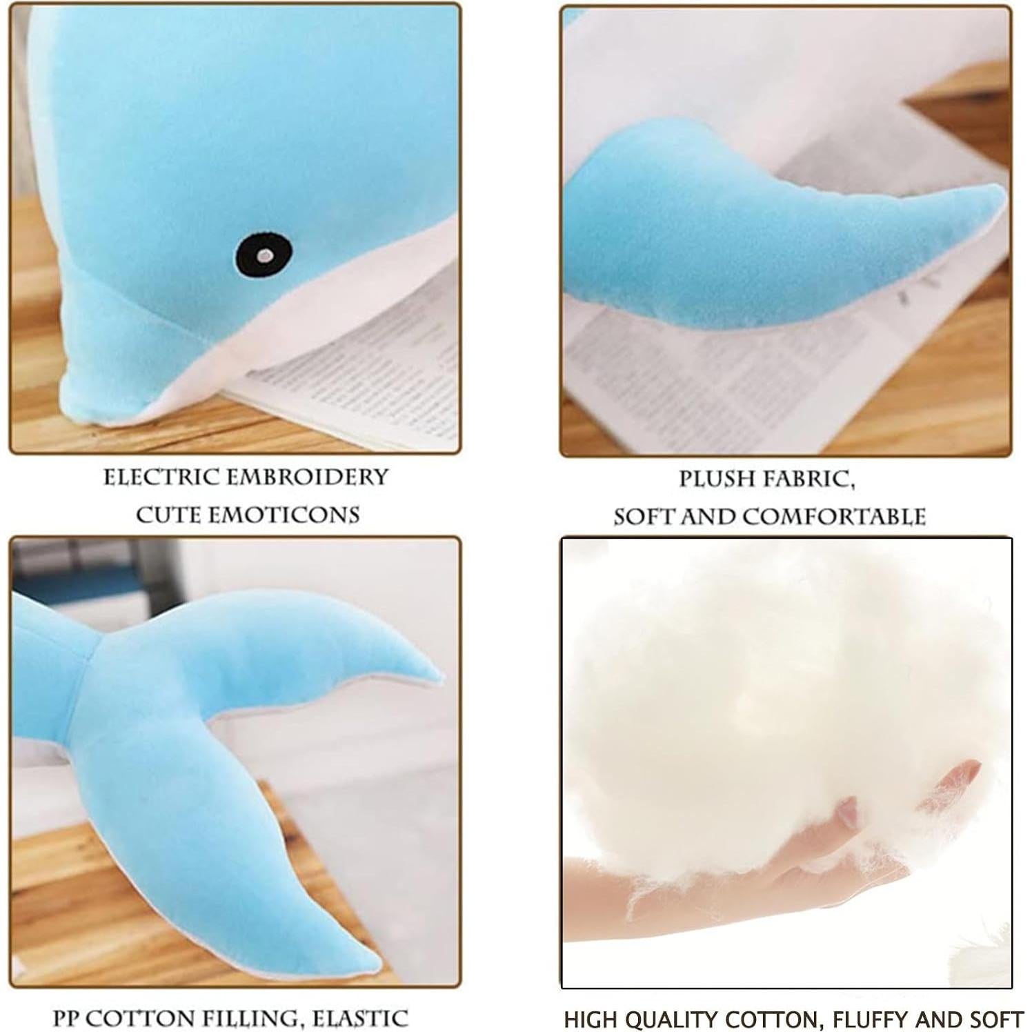 Delfín de Peluche Almohada 100cm Somao Suave para Niños