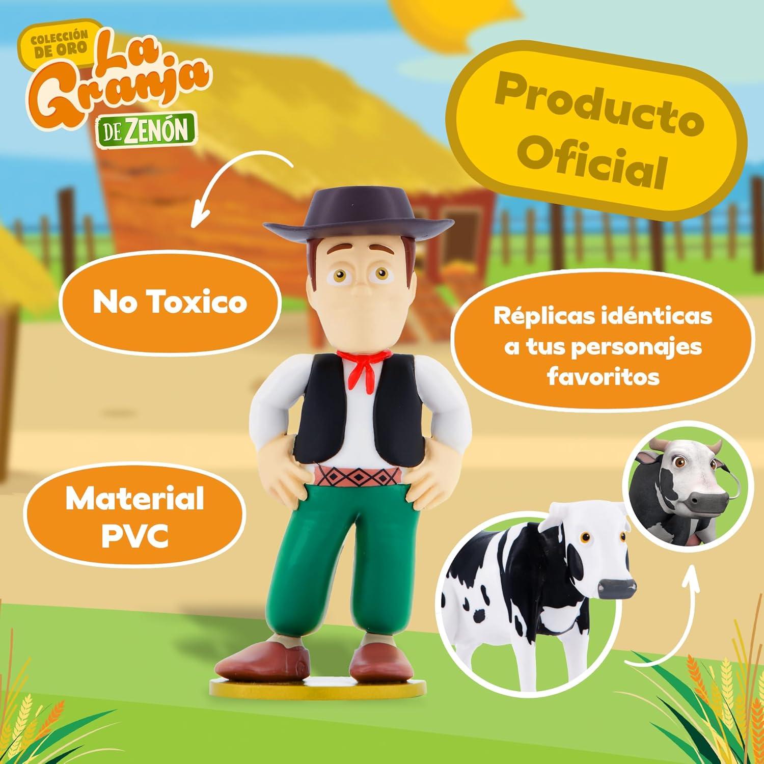 Set de Figuritas de La Granja de Zenon - 12 Piezas + Lata Dorada