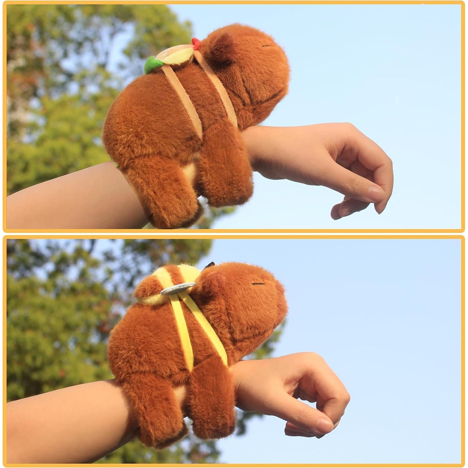 Pulseras de Golpe de Peluche Capibara TUSAUW - 2 Pcs