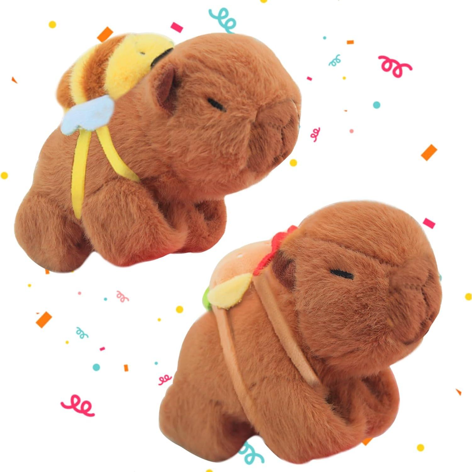 Pulseras de Golpe de Peluche Capibara TUSAUW - 2 Pcs