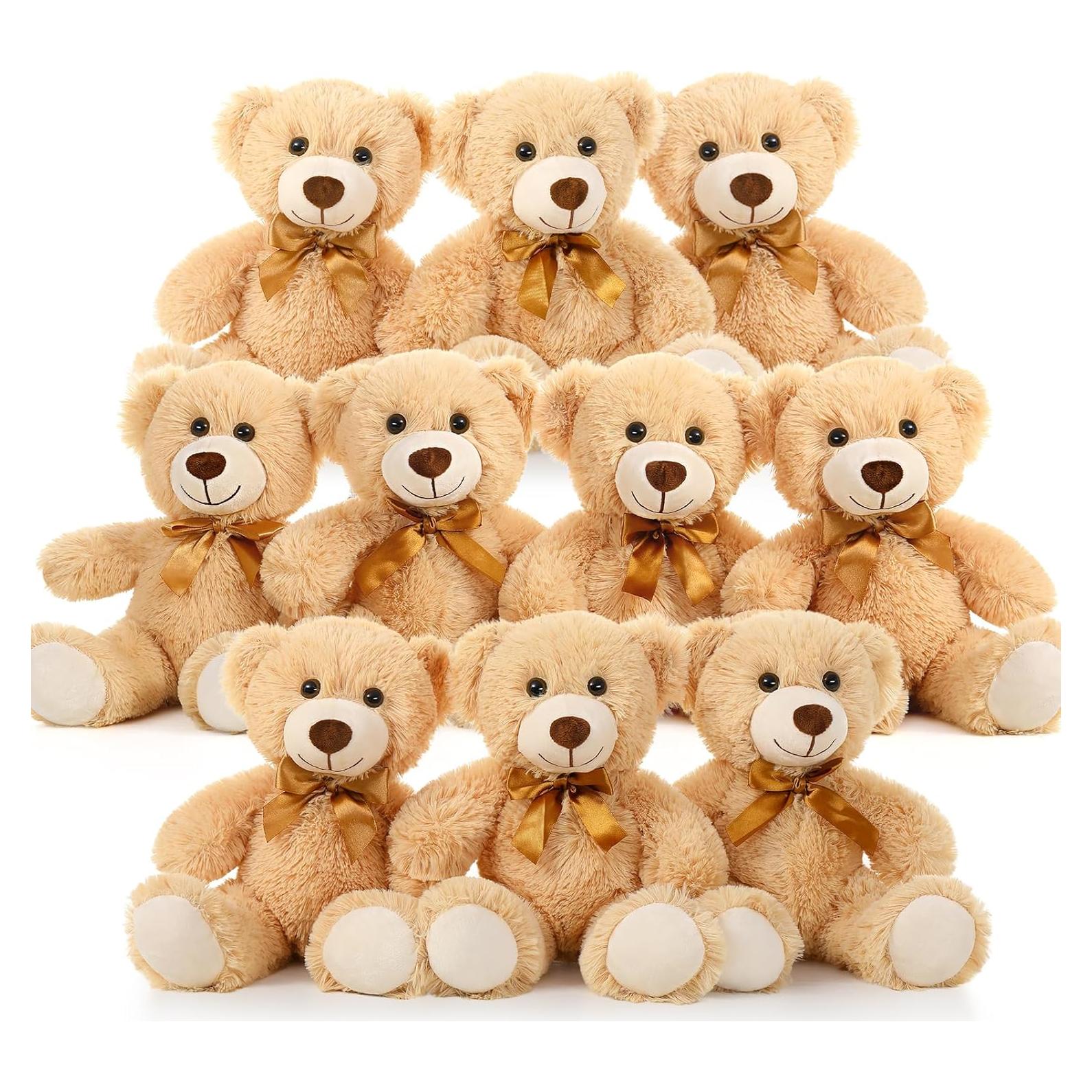 Lote de 10 Osos de Peluche MaoGoLan 34.3 cm para Eventos