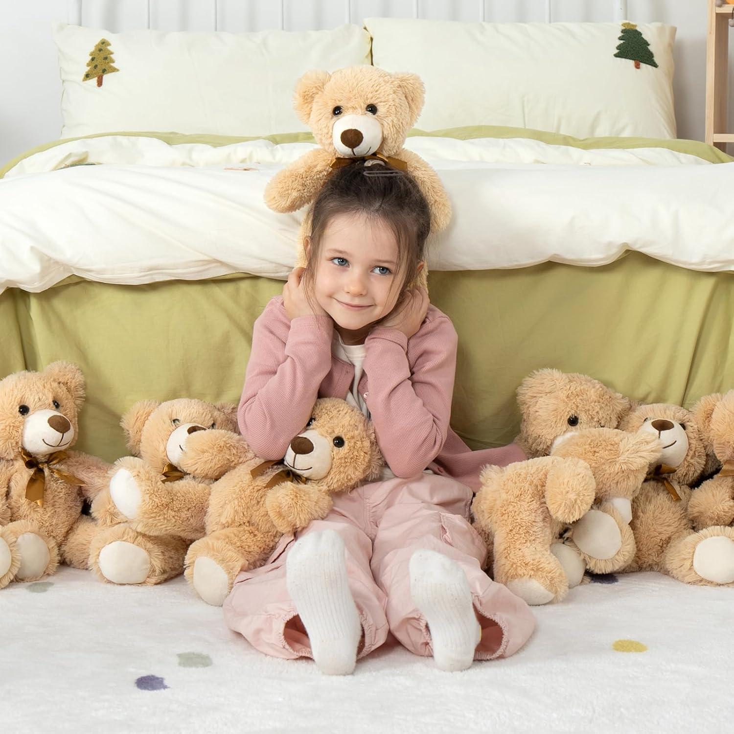 Lote de 10 Osos de Peluche MaoGoLan 34.3 cm para Eventos