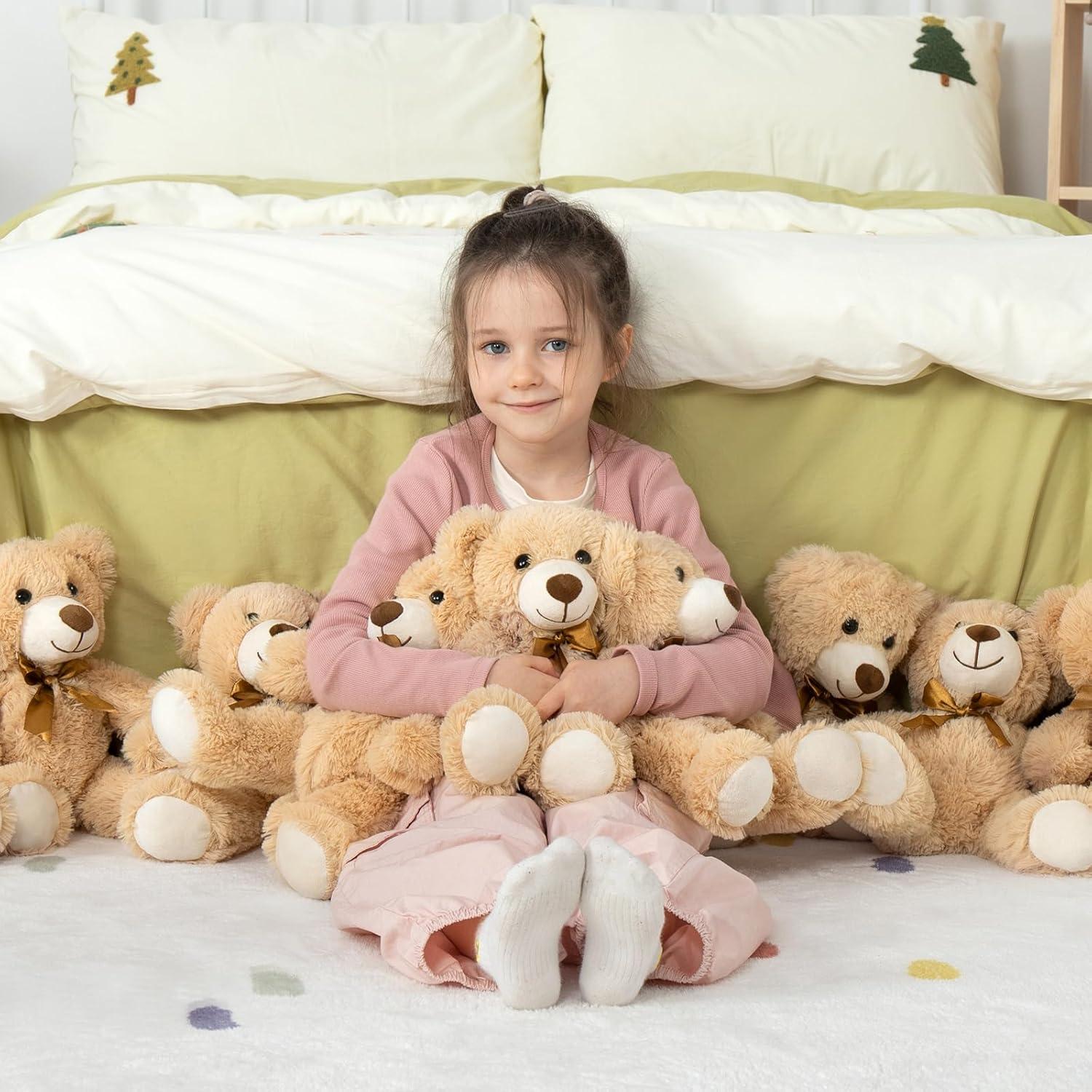 Lote de 10 Osos de Peluche MaoGoLan 34.3 cm para Eventos