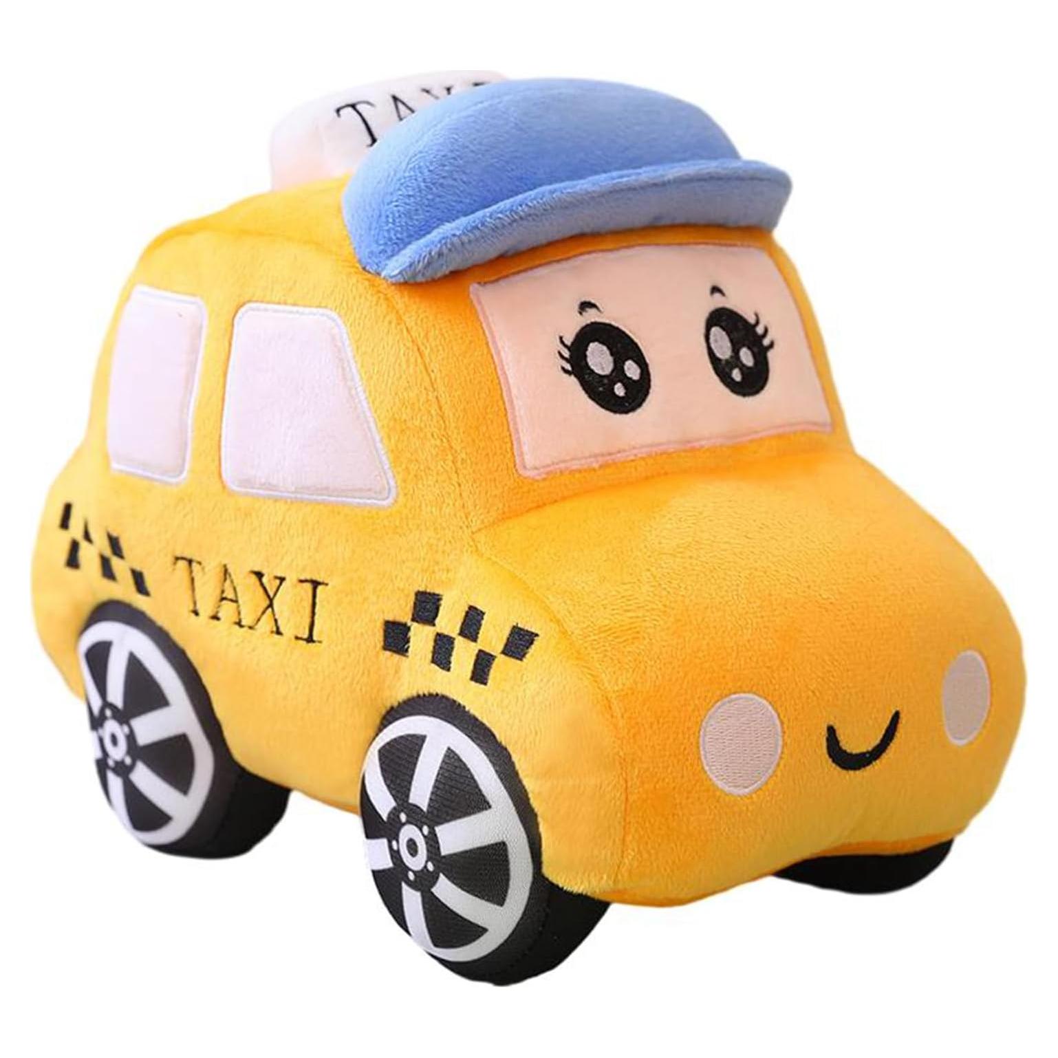 Cojín de Auto Peluche 3D COSGOO Amarillo 30.48 cm
