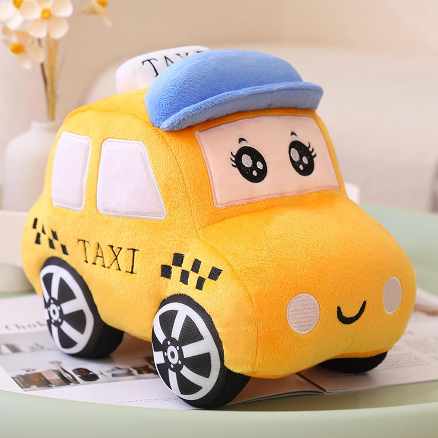 Cojín de Auto Peluche 3D COSGOO Amarillo 30.48 cm