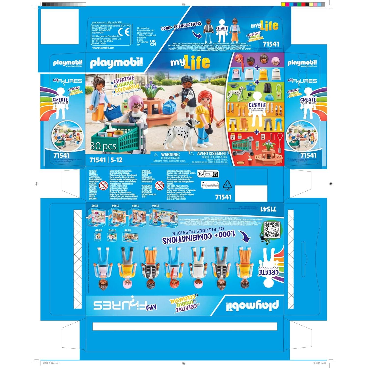 Playmobil Mis Figuras Compras 71541 - 80 Piezas