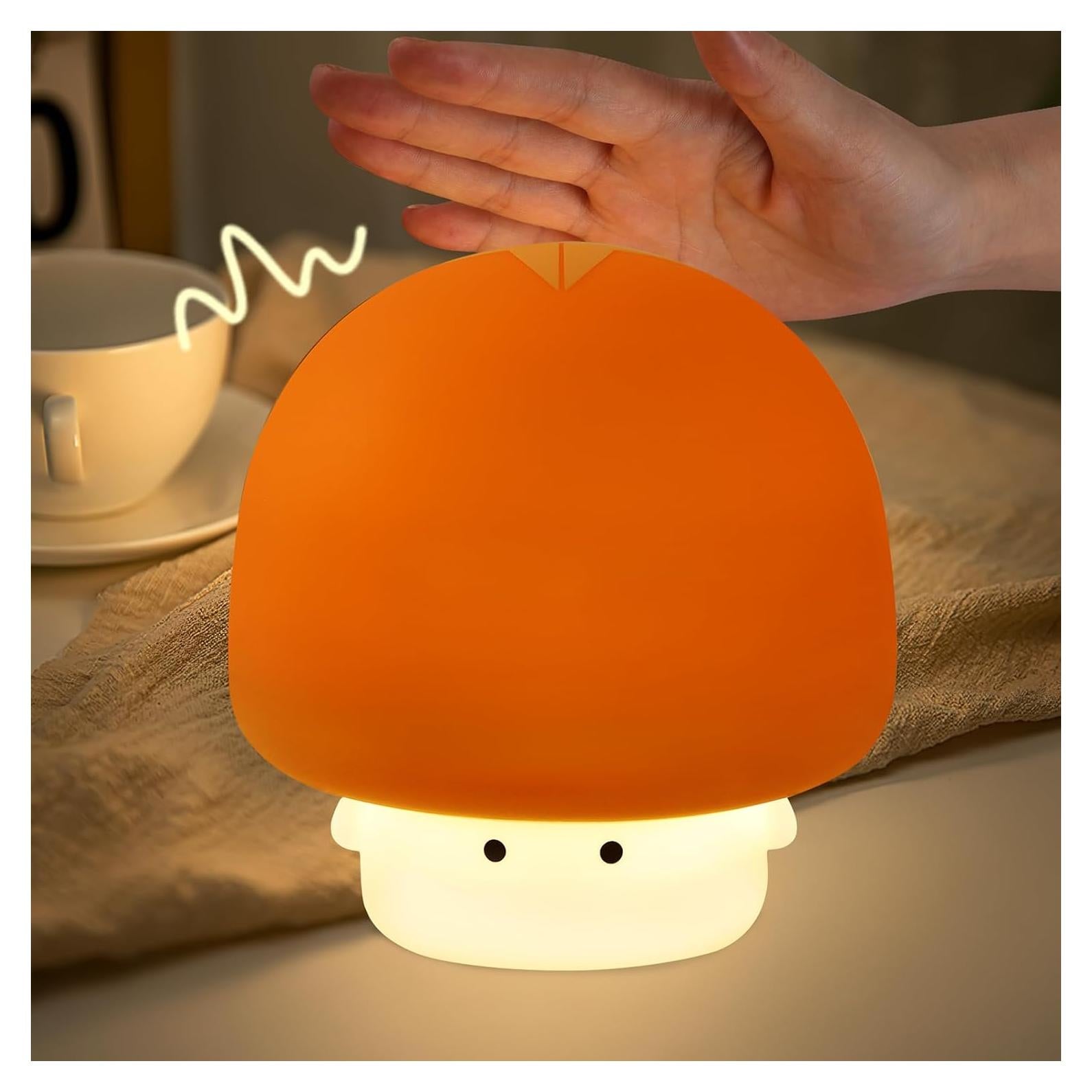 Luz Nocturna de Hongo YISUN LED Recargable 3 Niveles 11cm