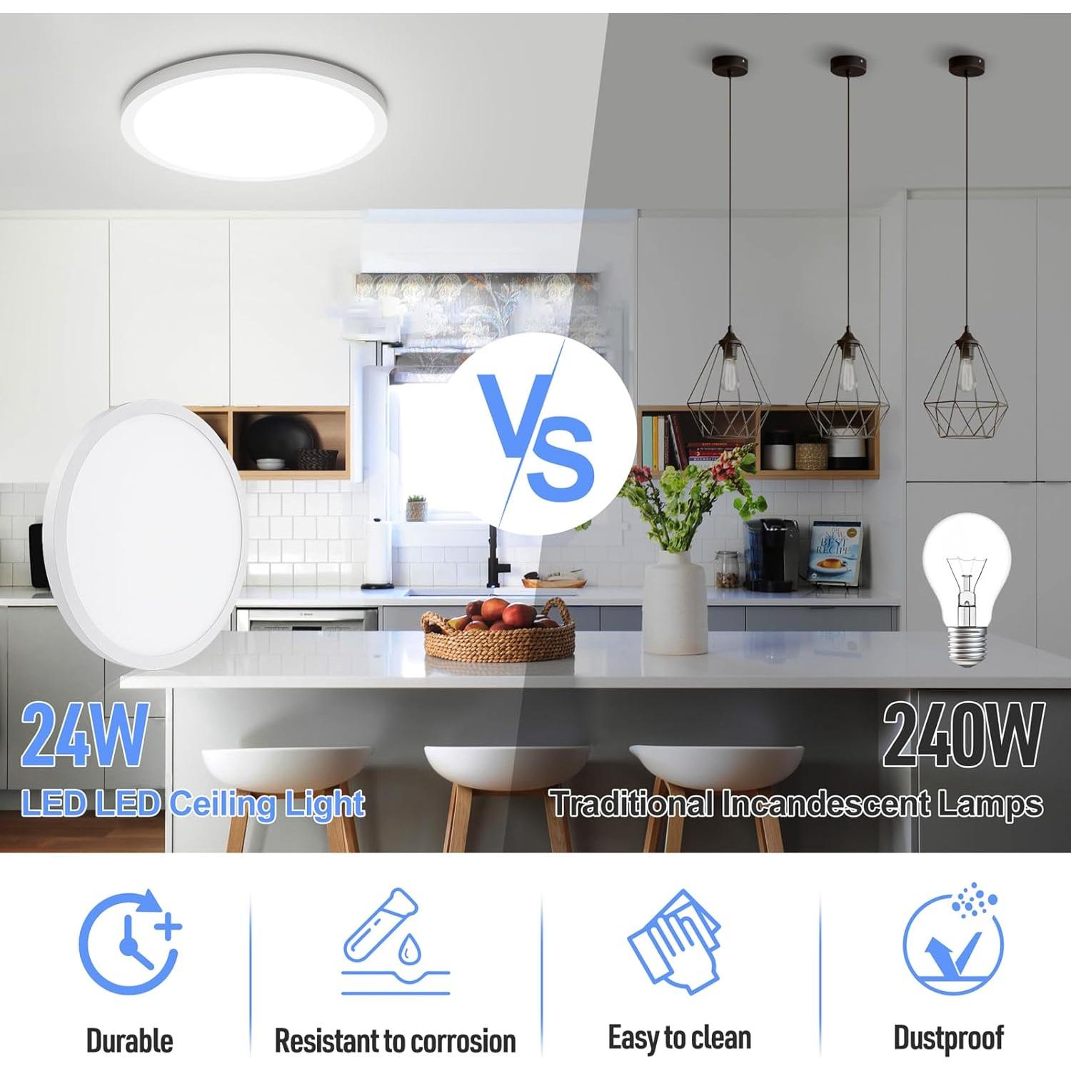 Luz de Techo LED Empotrada SunRider 24W 5000K 2400LM 30cm