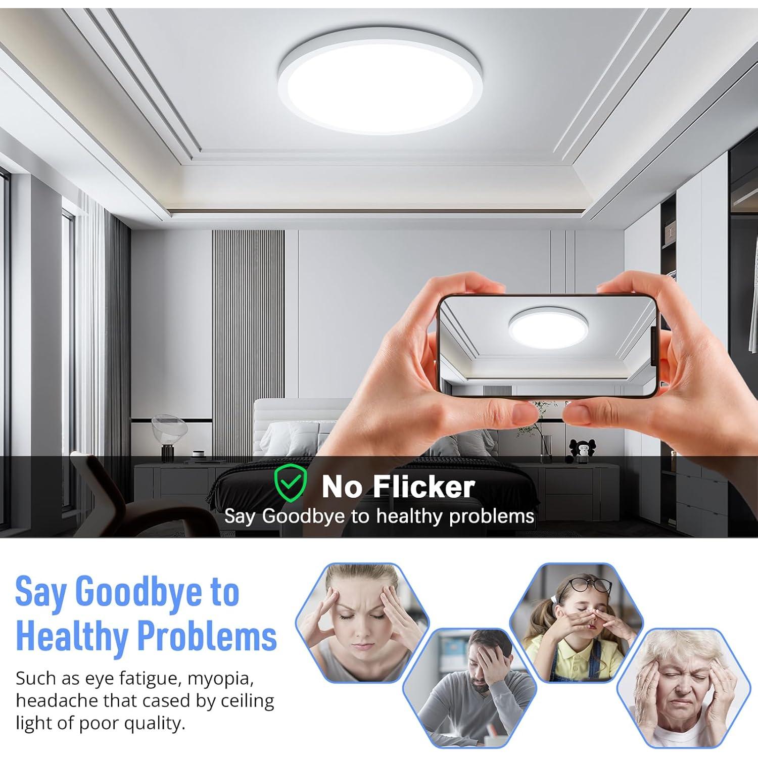 Luz de Techo LED Empotrada SunRider 24W 5000K 2400LM 30cm