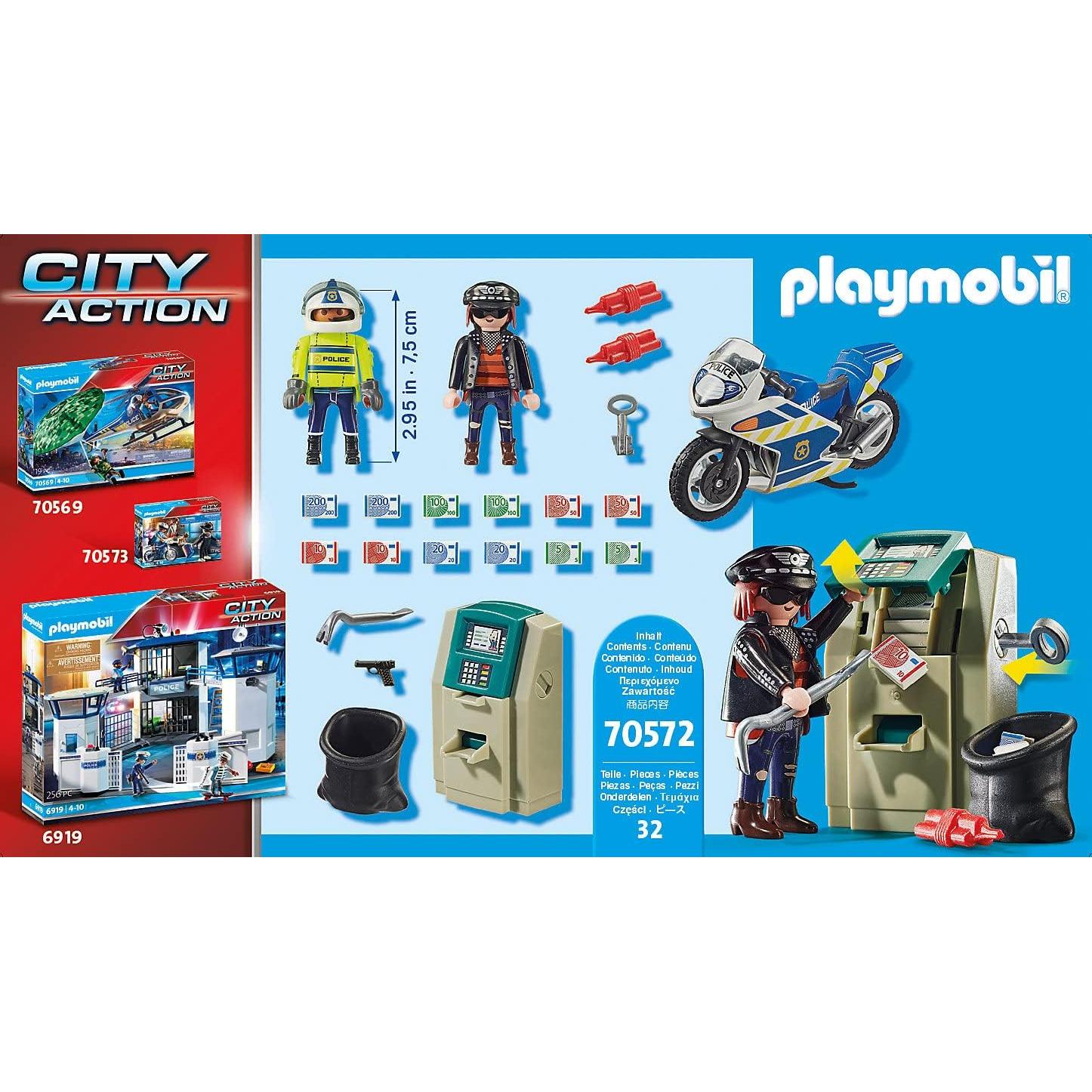 Set Persecución de Ladrones de Banco Playmobil 70572