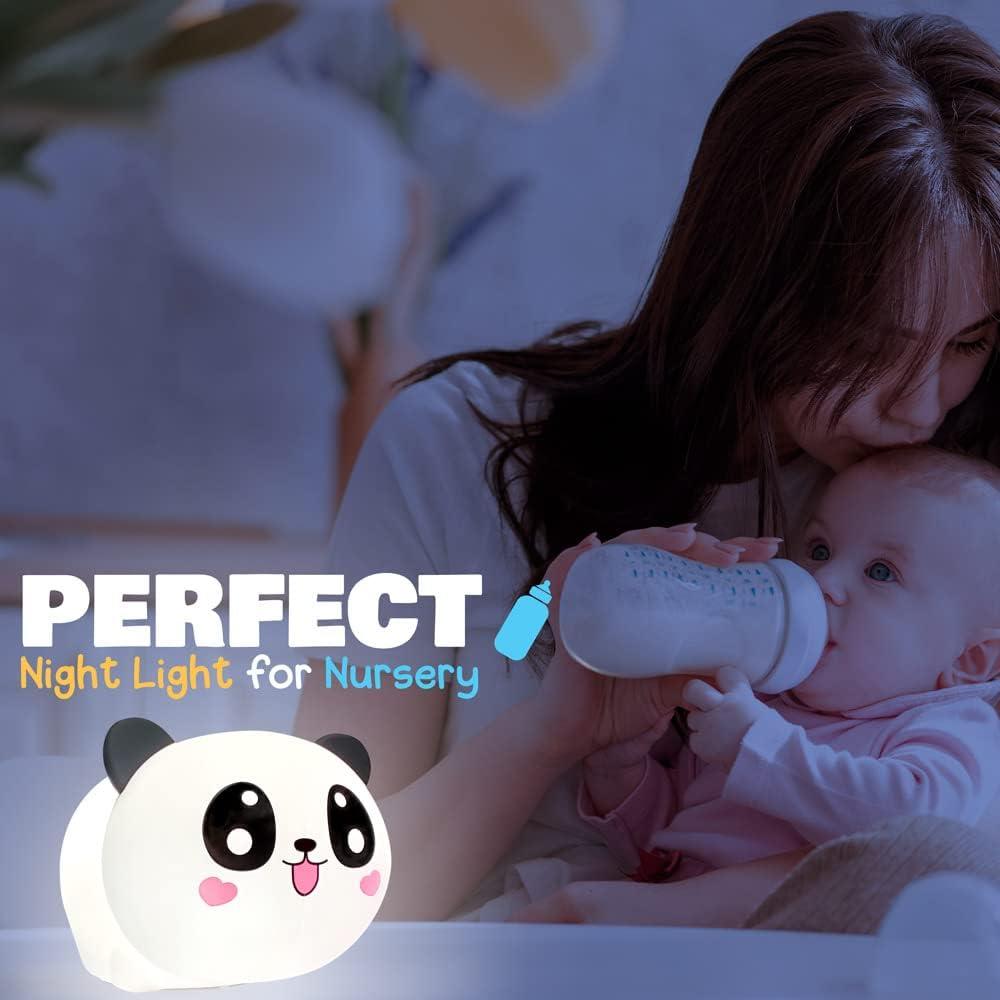 Luz Nocturna Panda AULTRA Recargable USB 16 Colores 10h