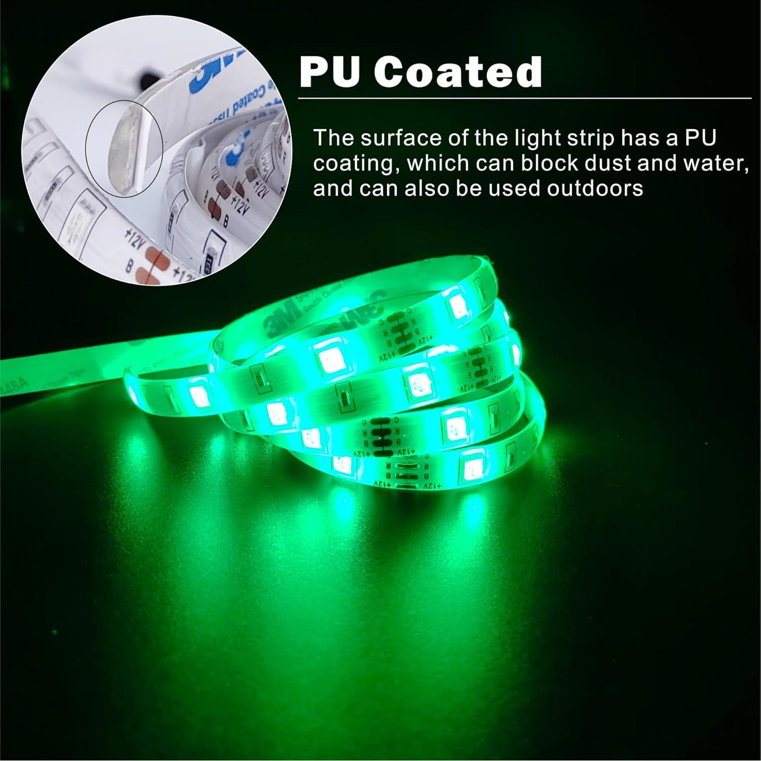 Tira de LED RGB 5m YONIKU - Iluminación Ambiental Multicolor