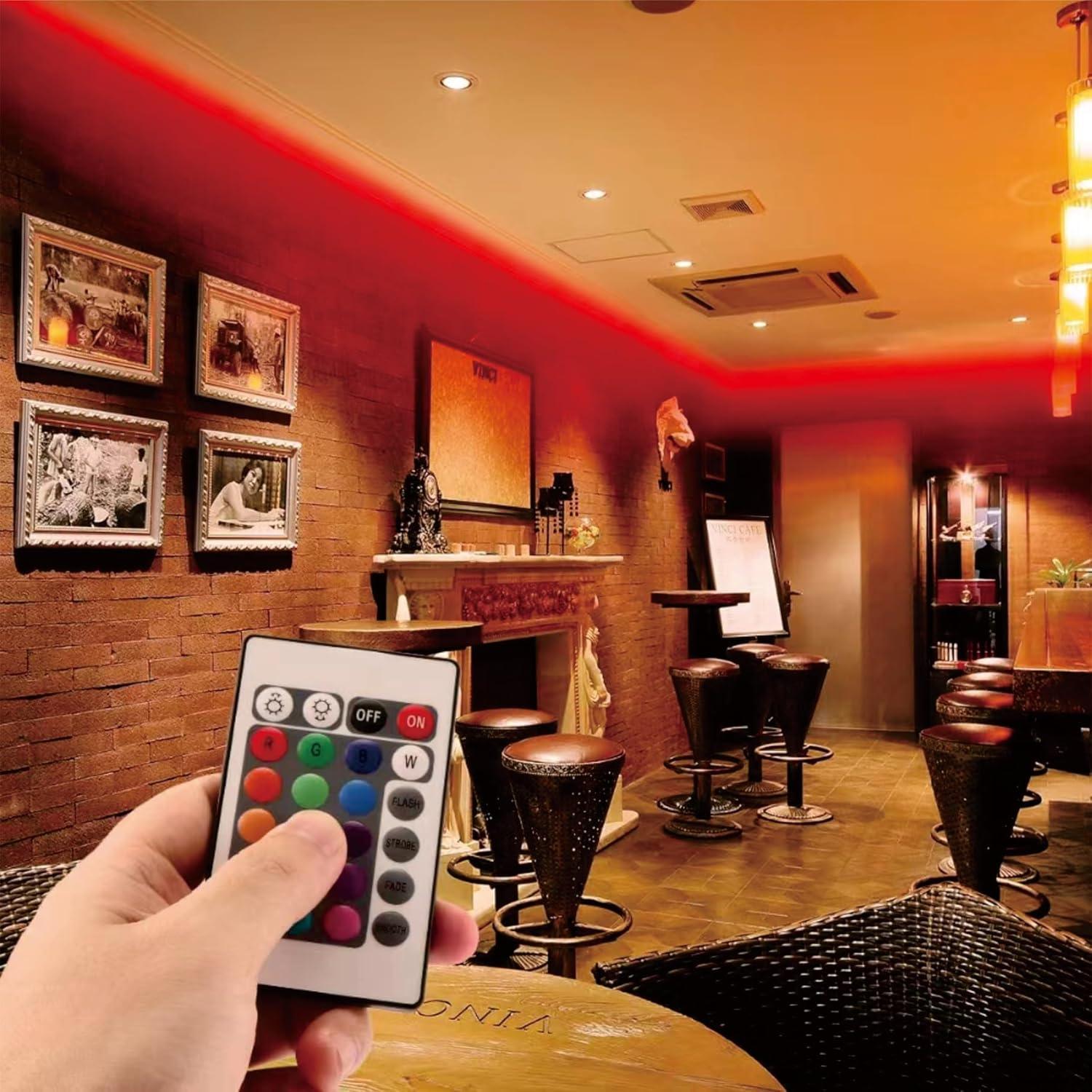 Tira de LED RGB 5m YONIKU - Iluminación Ambiental Multicolor