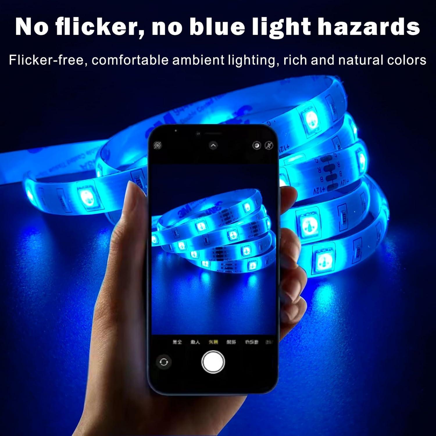 Tira de LED RGB 5m YONIKU - Iluminación Ambiental Multicolor