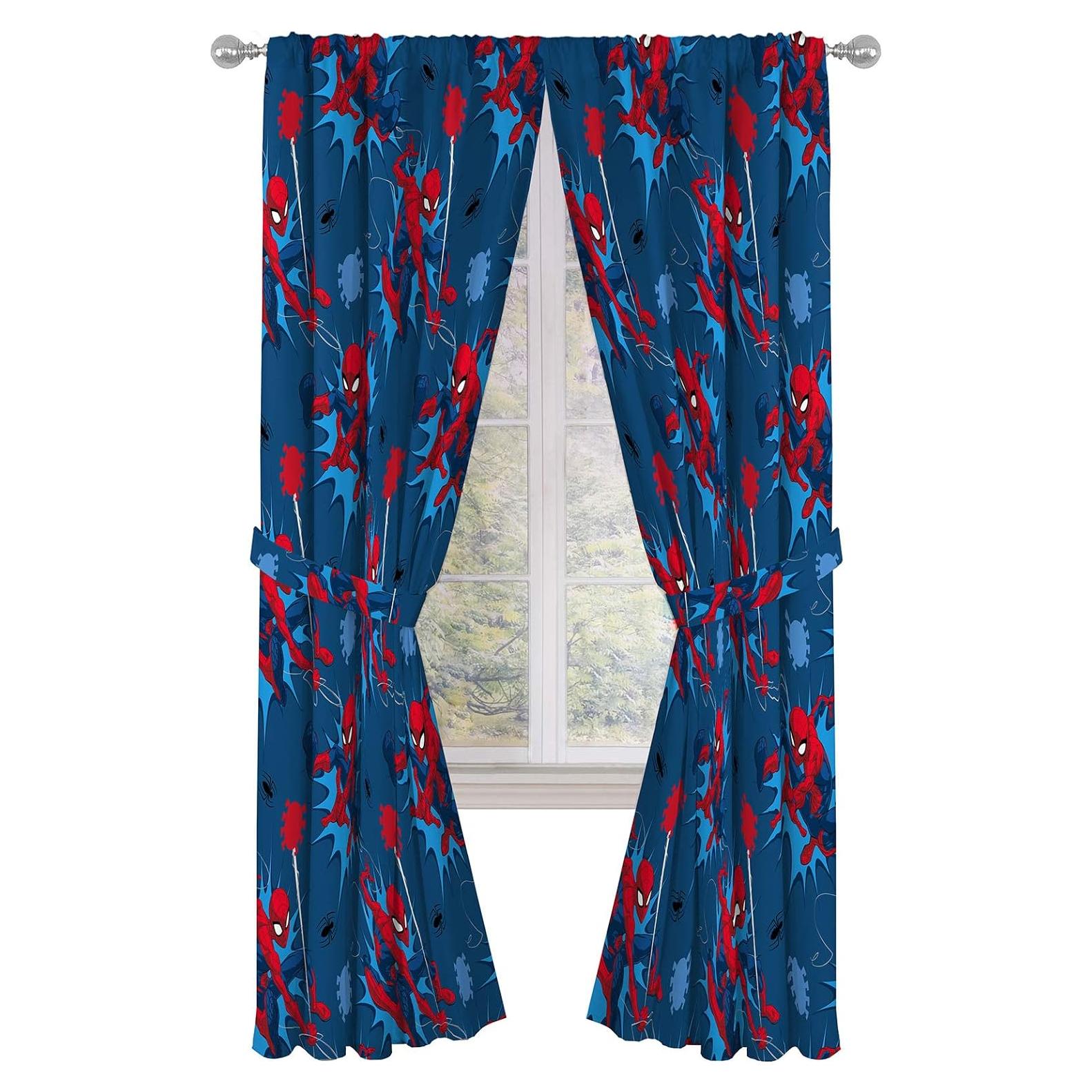 Cortinas para Niños Jay Franco Spiderman 2 Piezas 84x107 cm