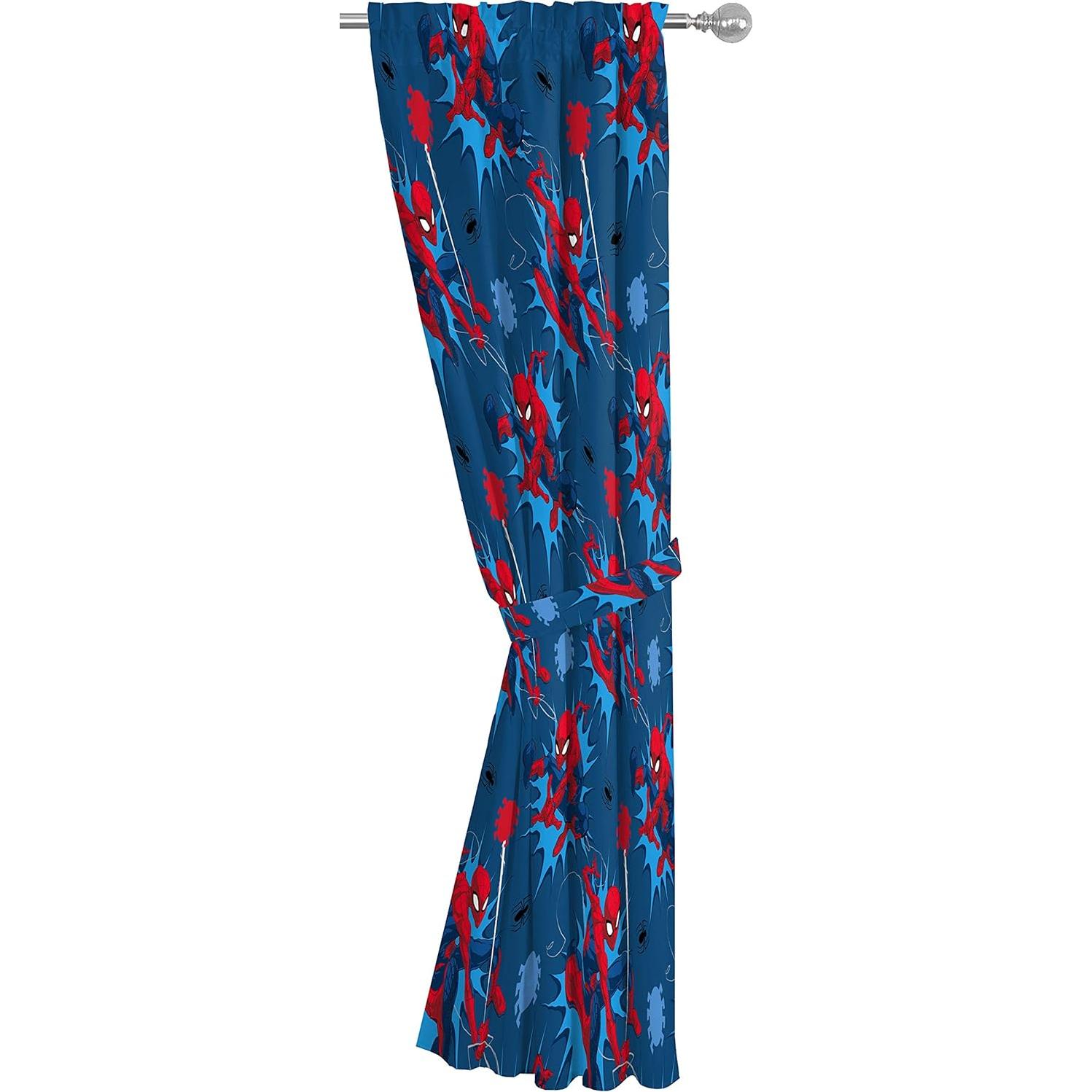 Cortinas para Niños Jay Franco Spiderman 2 Piezas 84x107 cm