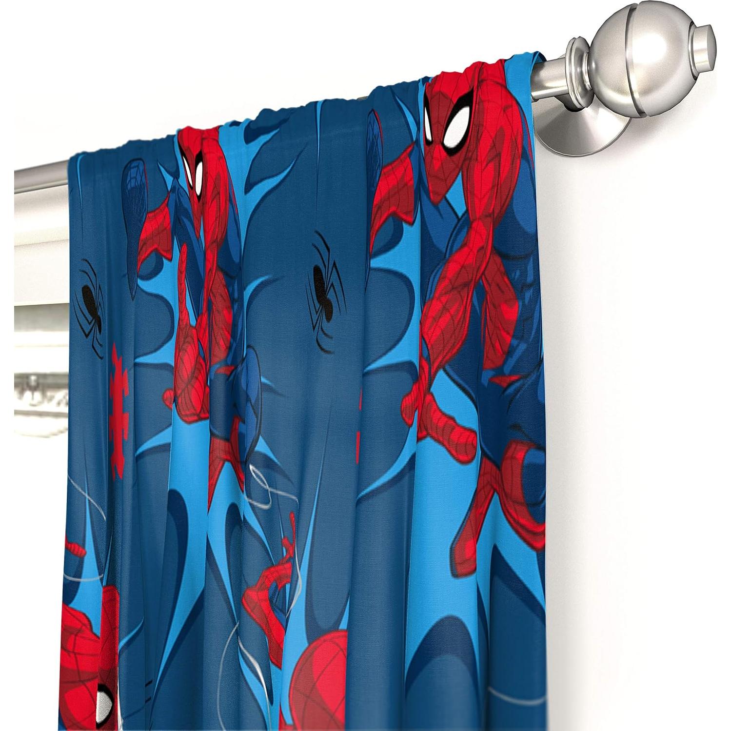 Cortinas para Niños Jay Franco Spiderman 2 Piezas 84x107 cm