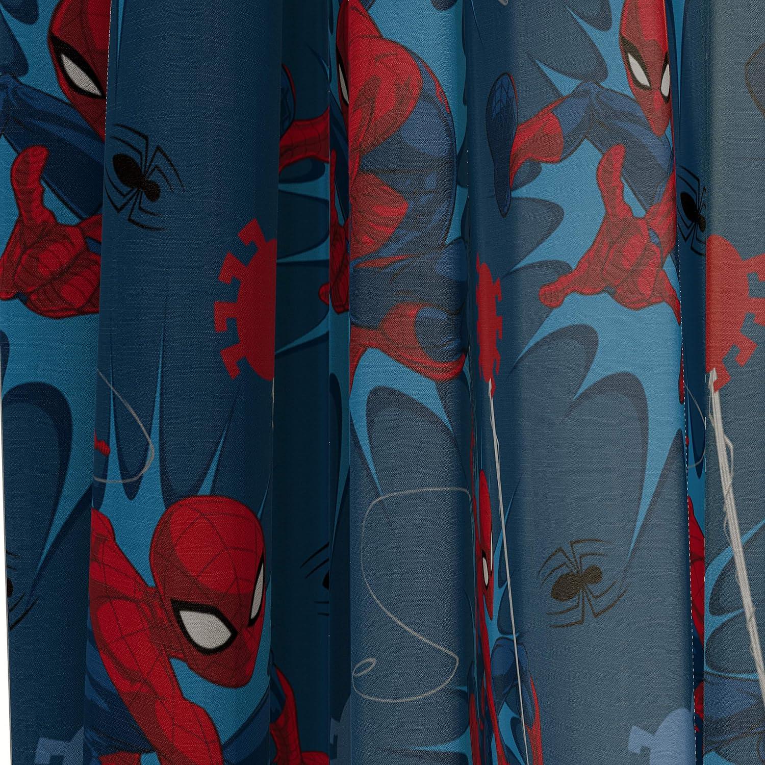 Cortinas para Niños Jay Franco Spiderman 2 Piezas 84x107 cm