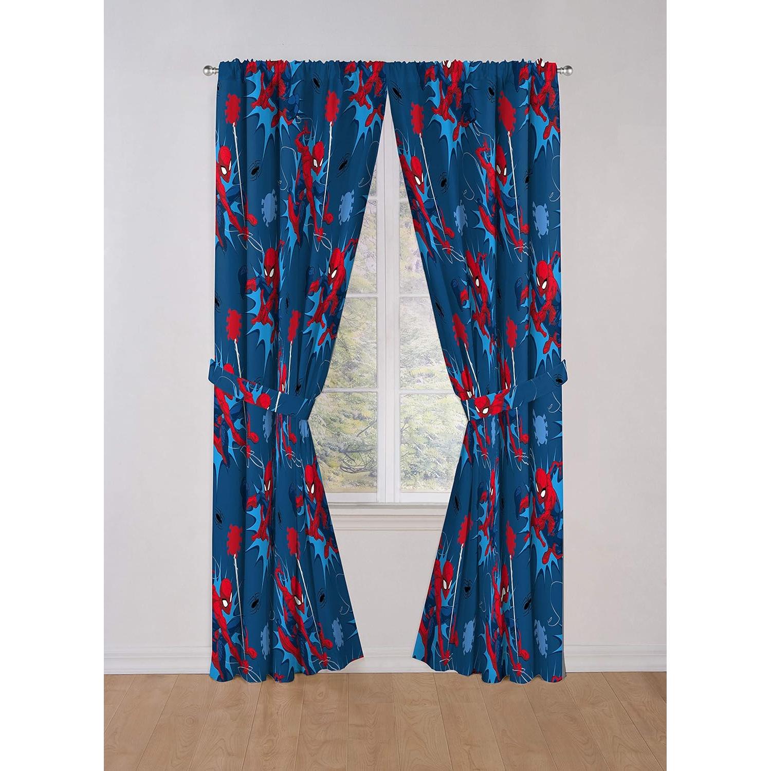 Cortinas para Niños Jay Franco Spiderman 2 Piezas 84x107 cm