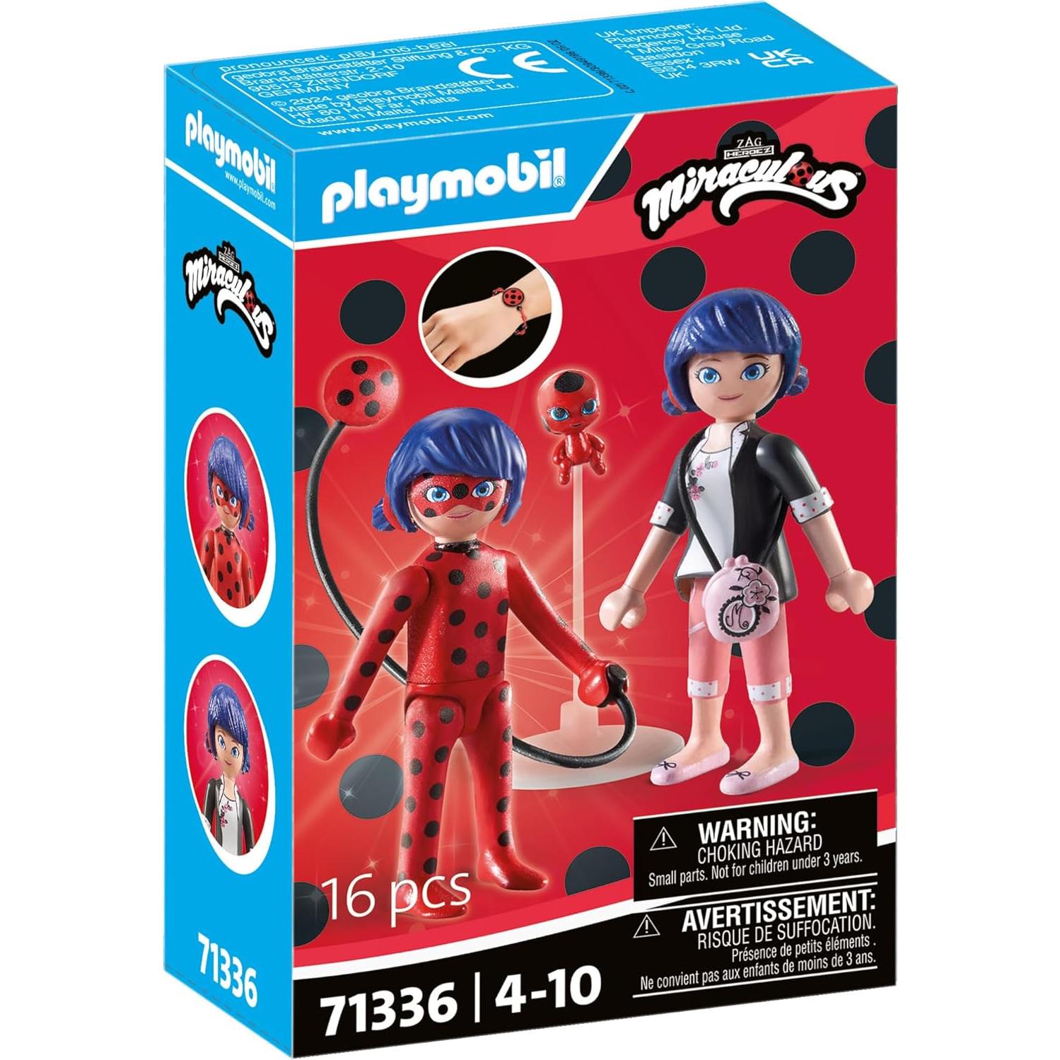 Playmobil Miraculous Marinette y Ladybug con pulsera