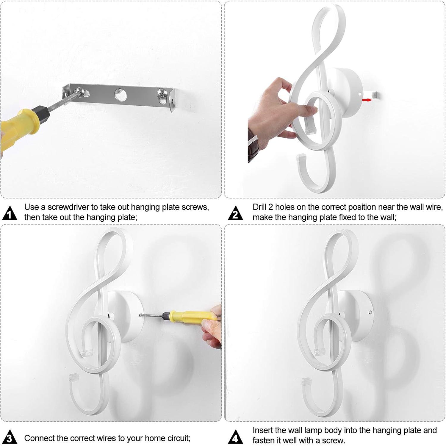 Lámpara de Pared LED KAWELL 22W Blanco Cálido 3000K